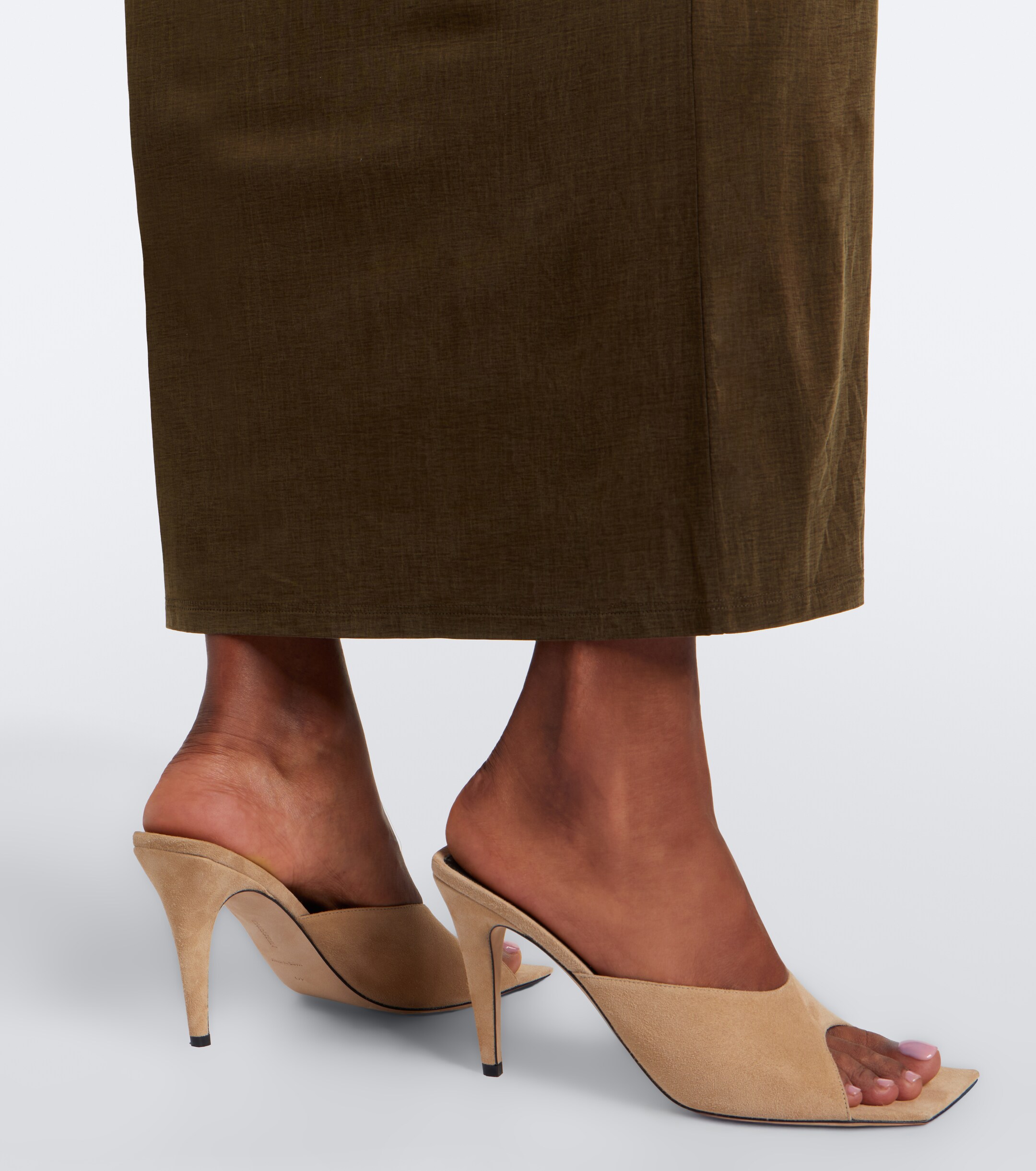 Christen Christen Edge suede mules