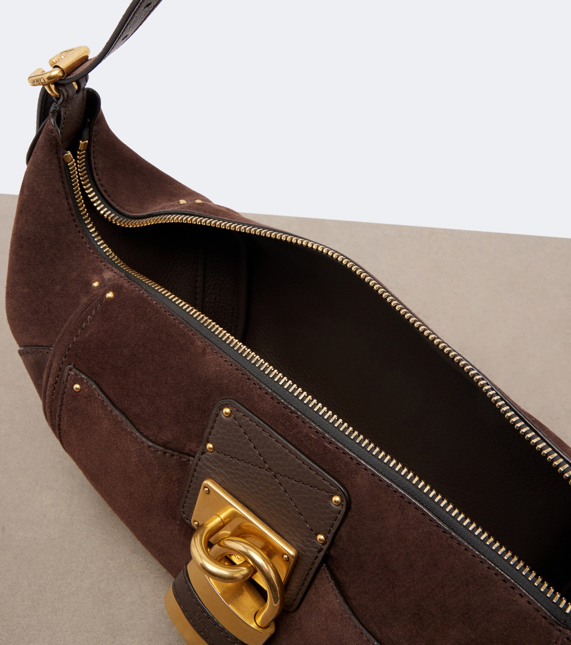 Chloé Paddington Mini suede shoulder bag