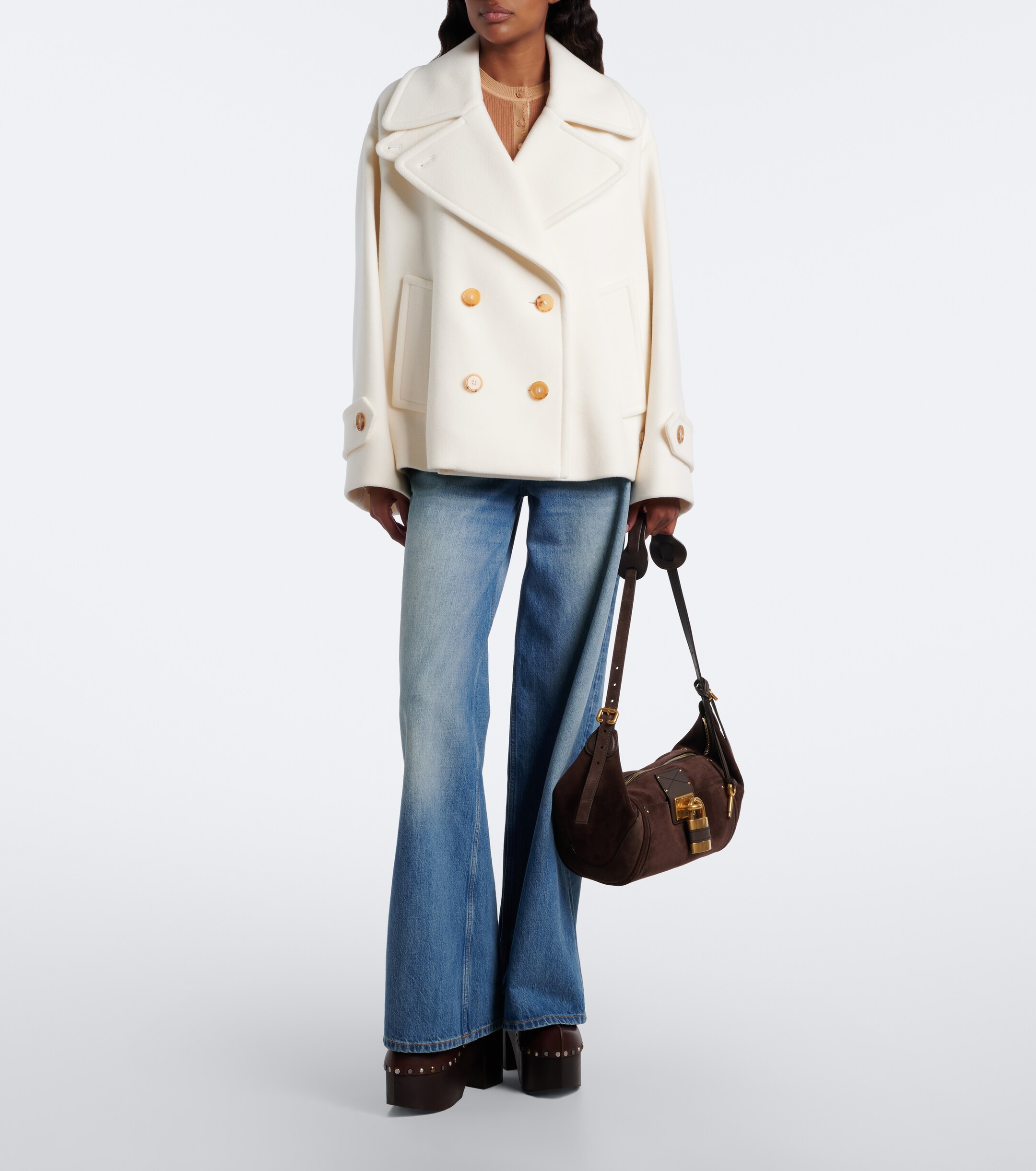 Chloé Paddington Mini suede shoulder bag