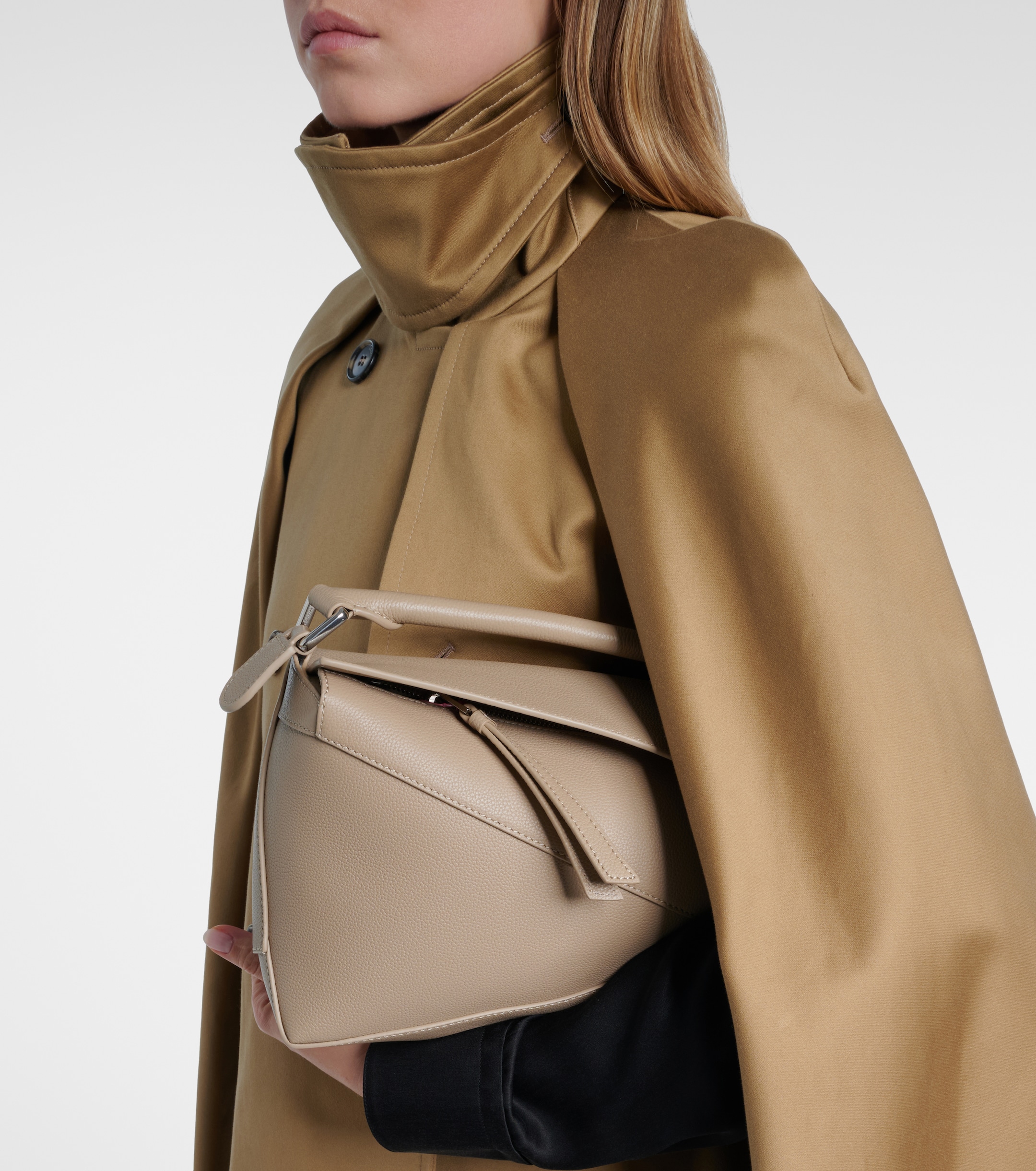 Loewe Puzzle Edge Small leather top-handle bag
