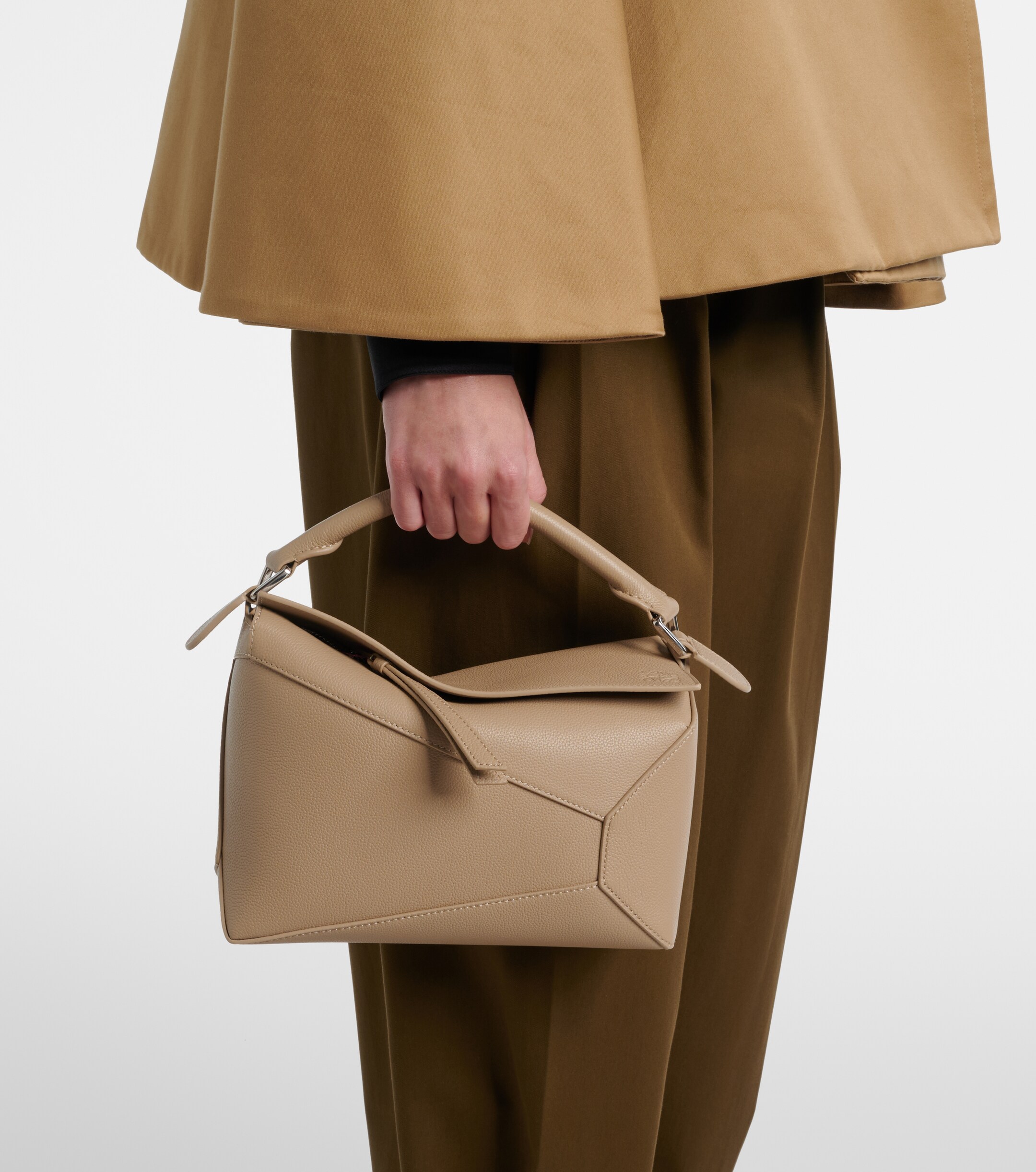 Loewe Puzzle Edge Small leather top-handle bag