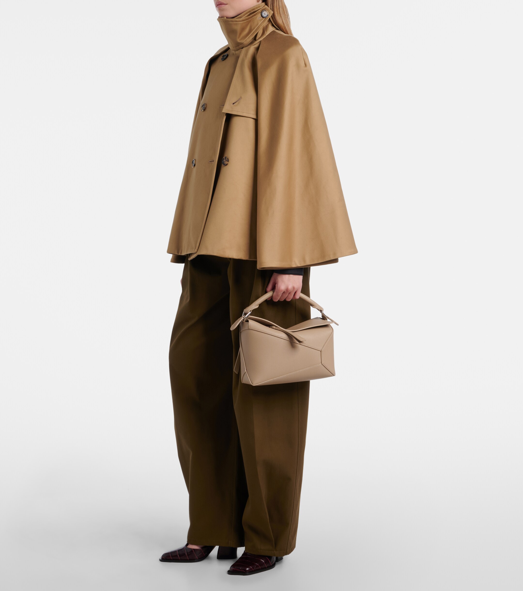 Loewe Puzzle Edge Small leather top-handle bag