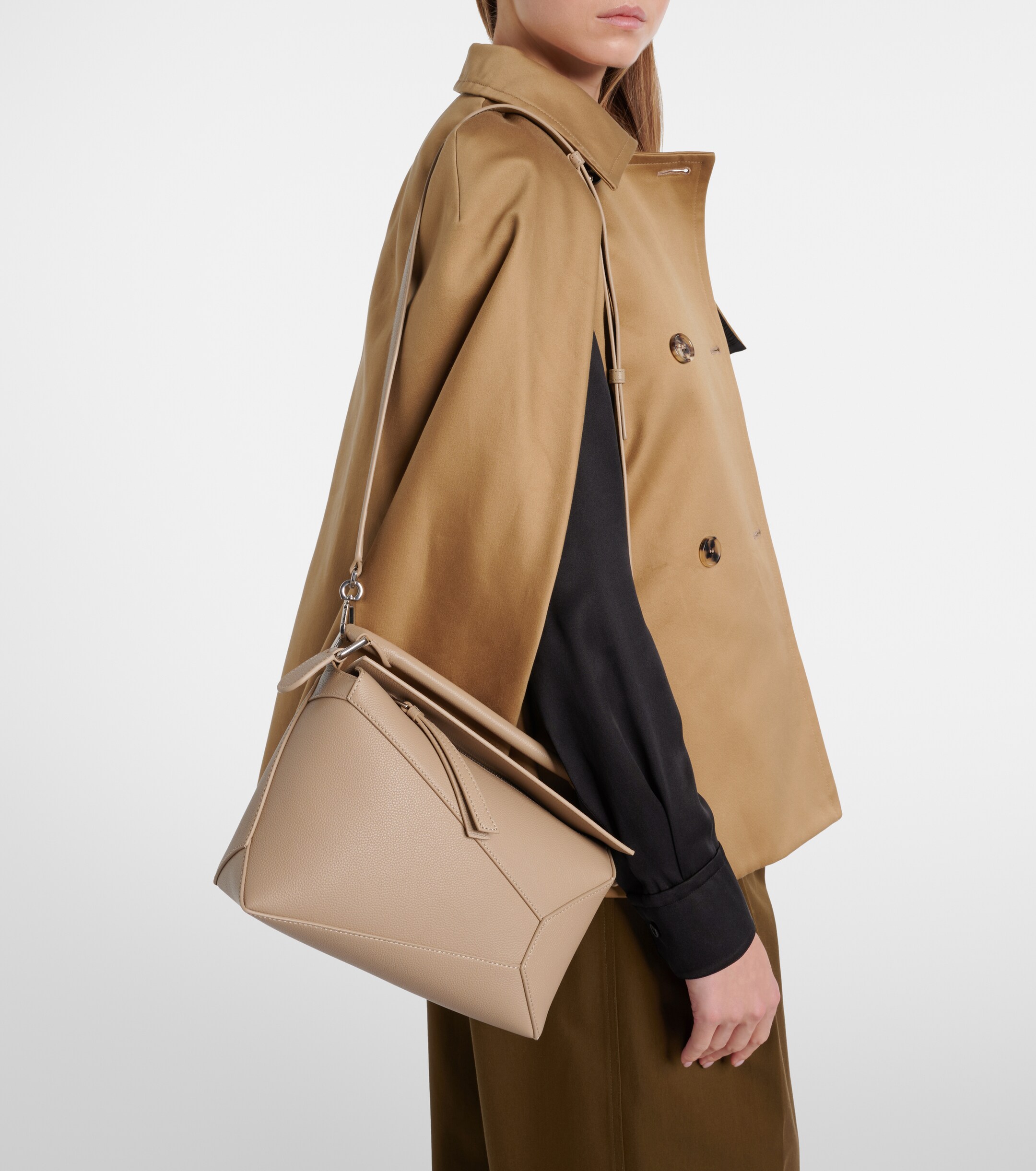 Loewe Puzzle Edge Small leather top-handle bag