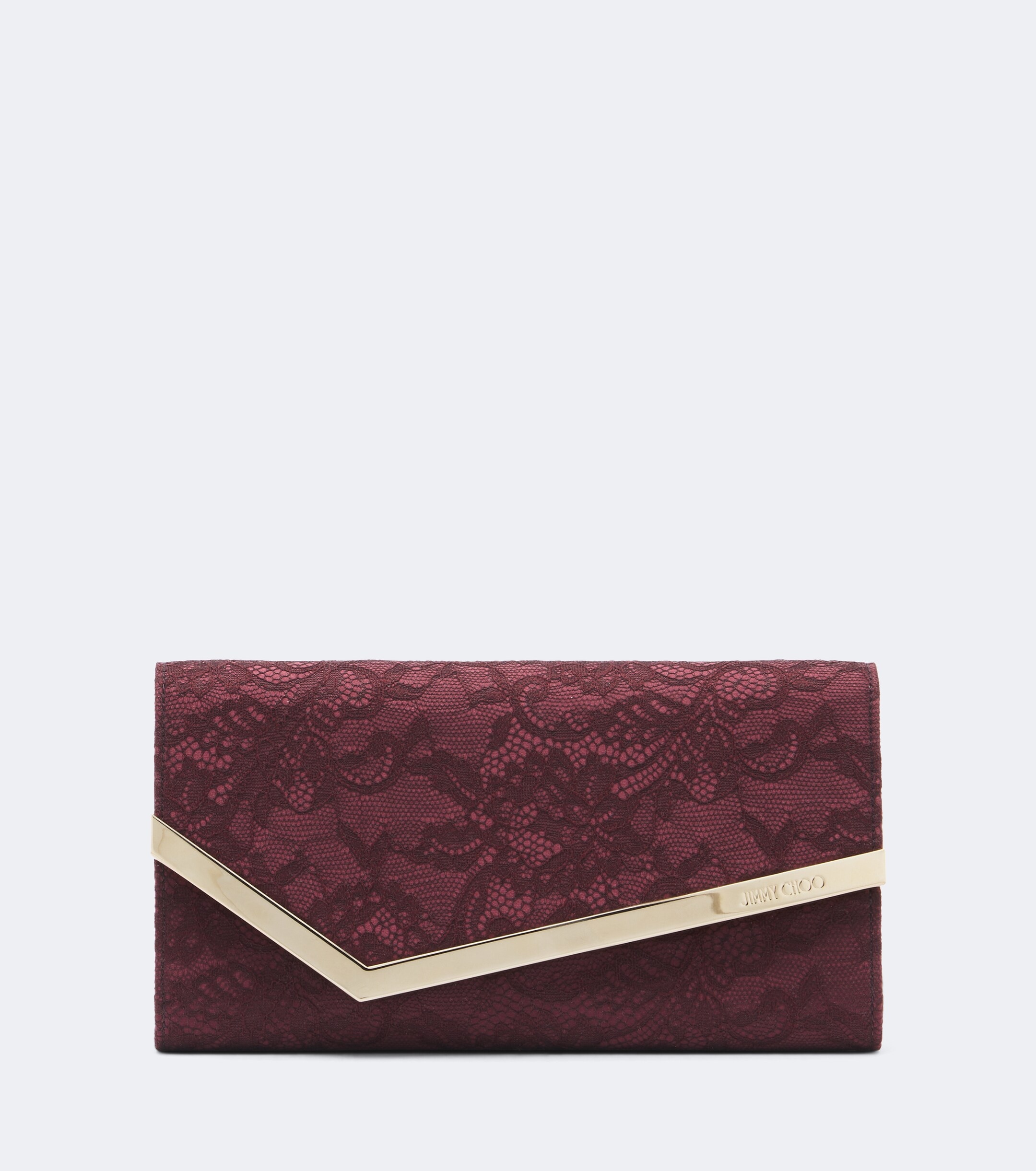 JIMMY CHOO Jimmy Choo Emmie lace clutch