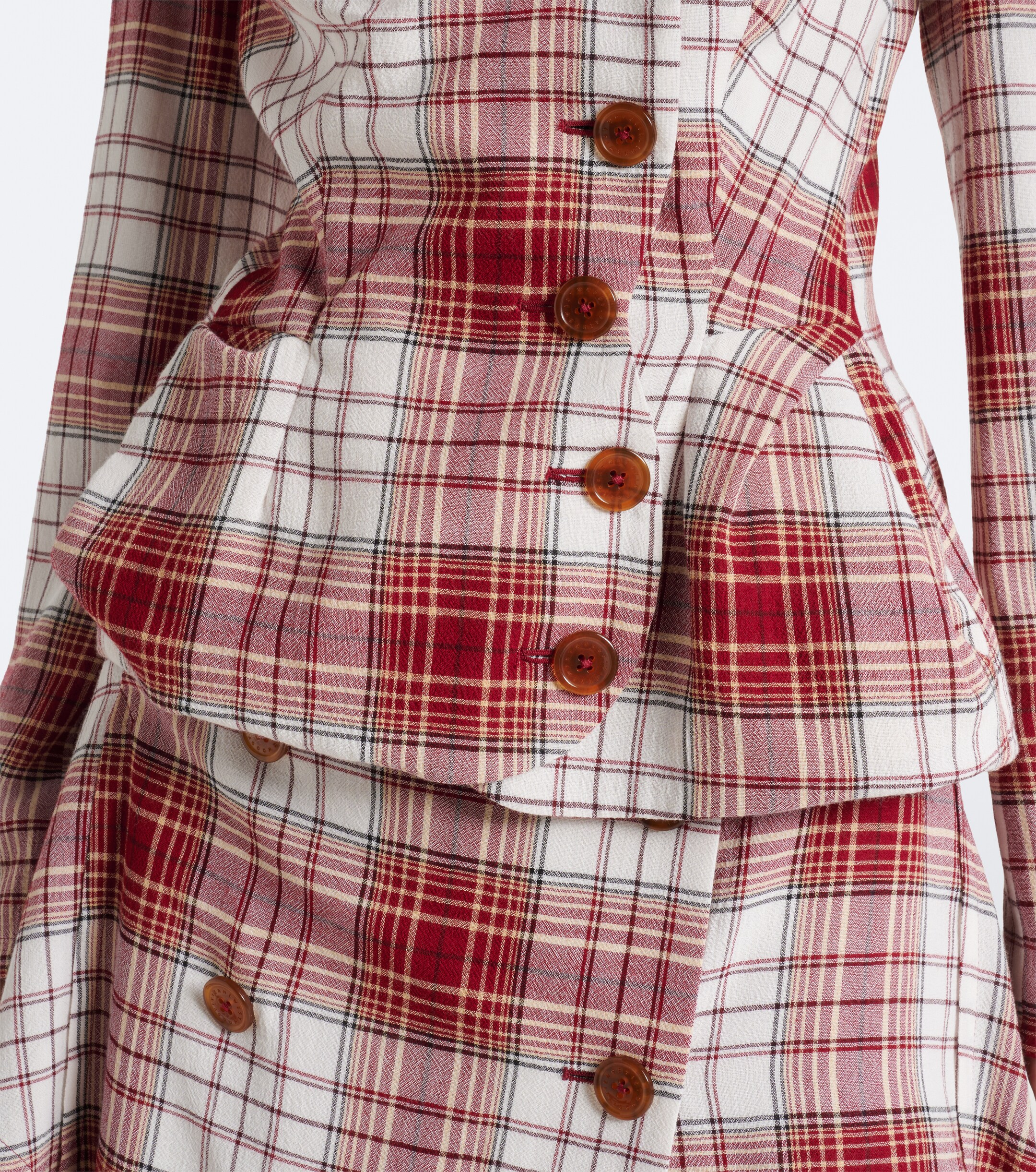 Vivienne Westwood Vivienne Westwood Drunken tartan crêpe blazer