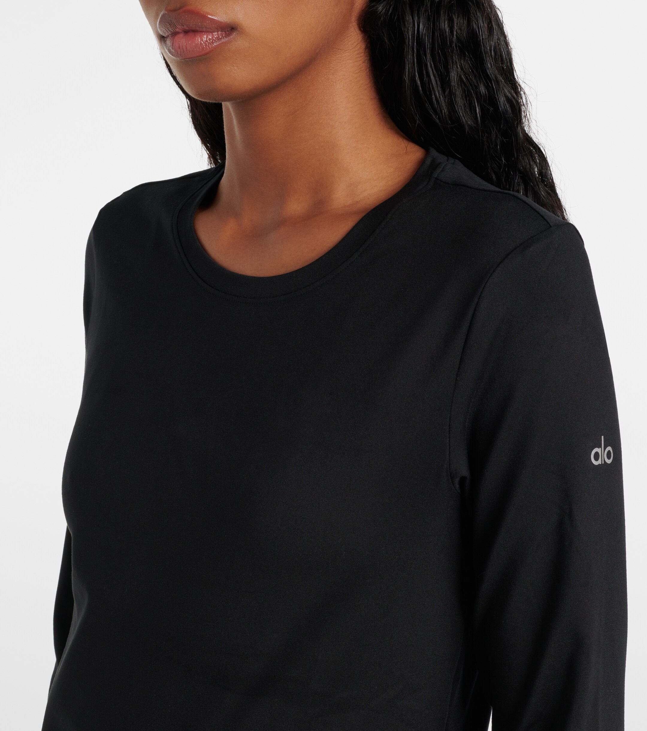 Alo Yoga Alosoft Finesse jersey top