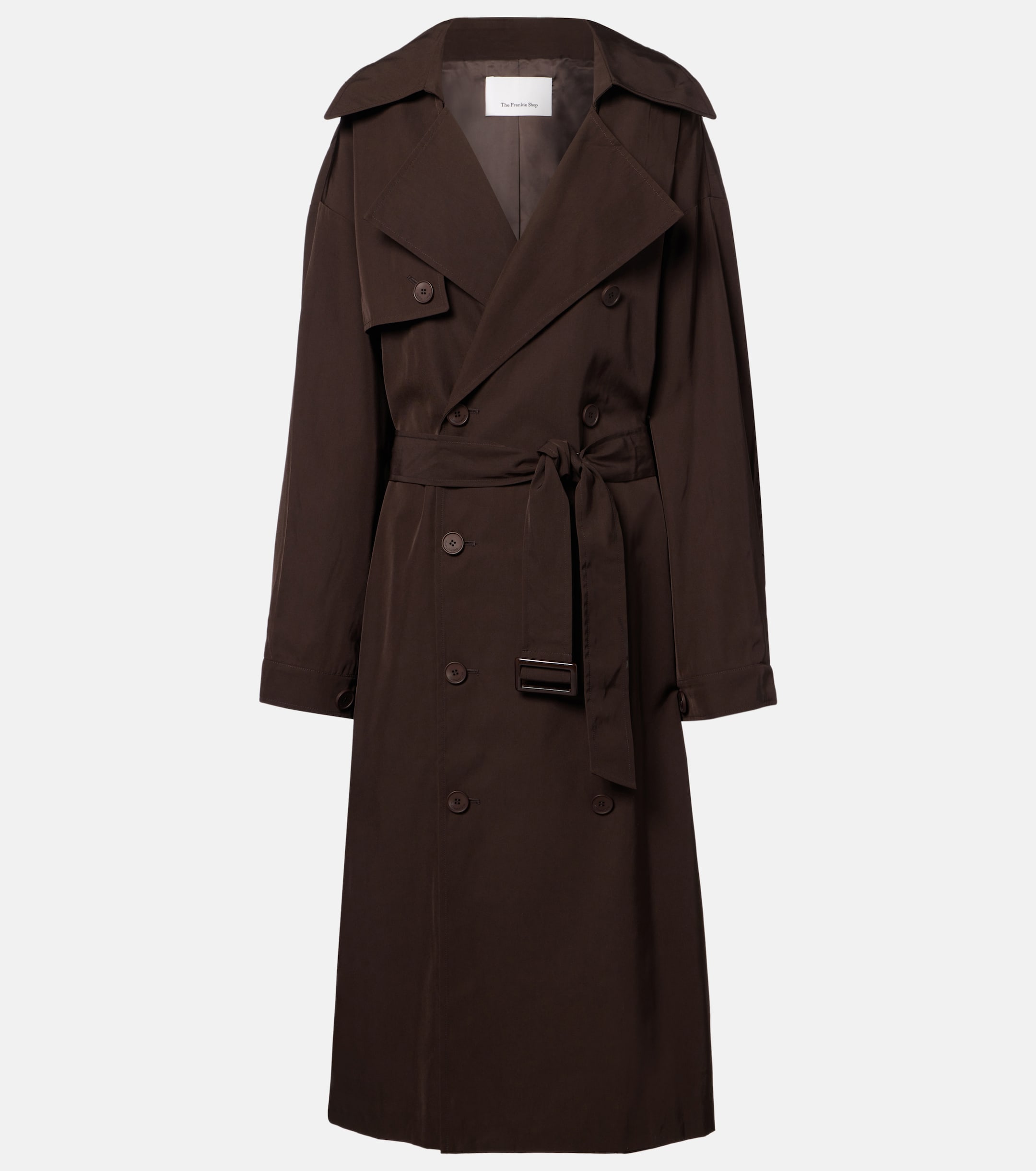 The Frankie Shop Mavis oversized trench coat thumbnail