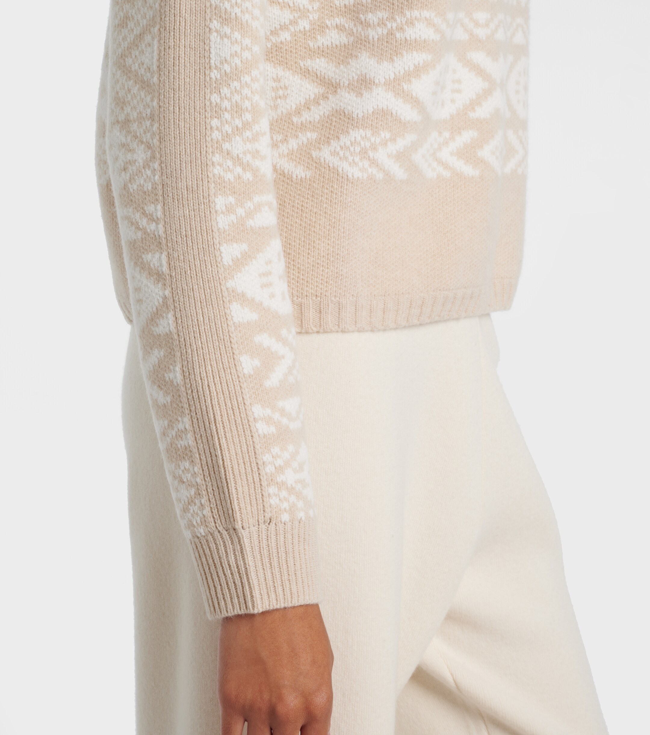 BOGNER Bogner Nadin wool and cotton-blend turtleneck sweater