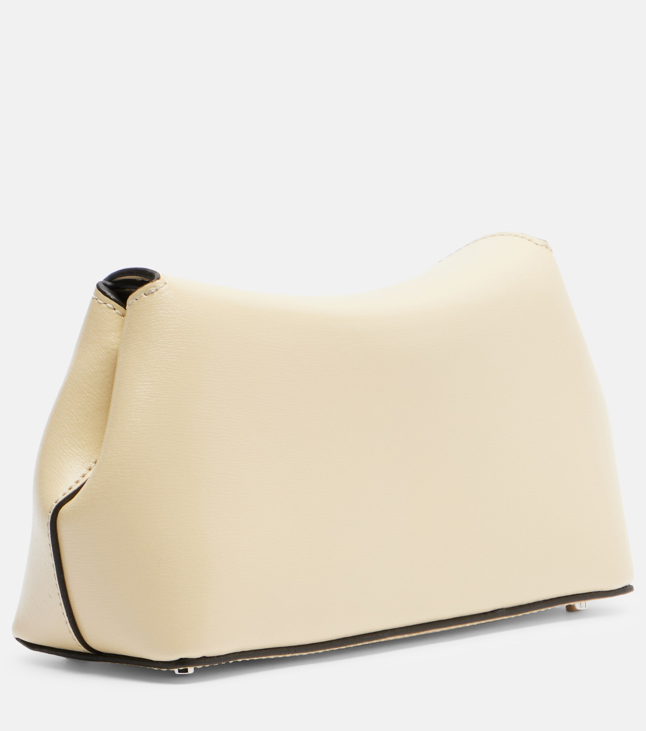 TOTEME T-Lock Mini leather clutch