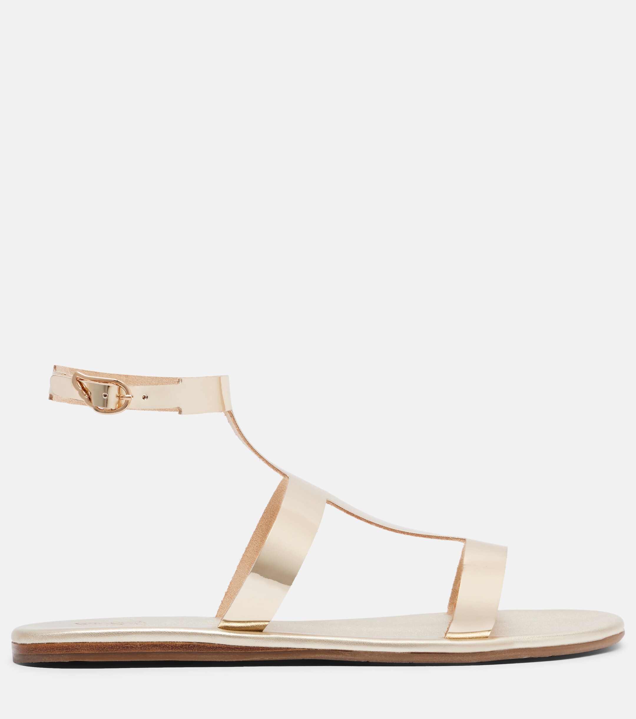 Ancient Greek Sandals Ancient Greek Sandals Fedra metallic leather gladiator sandals