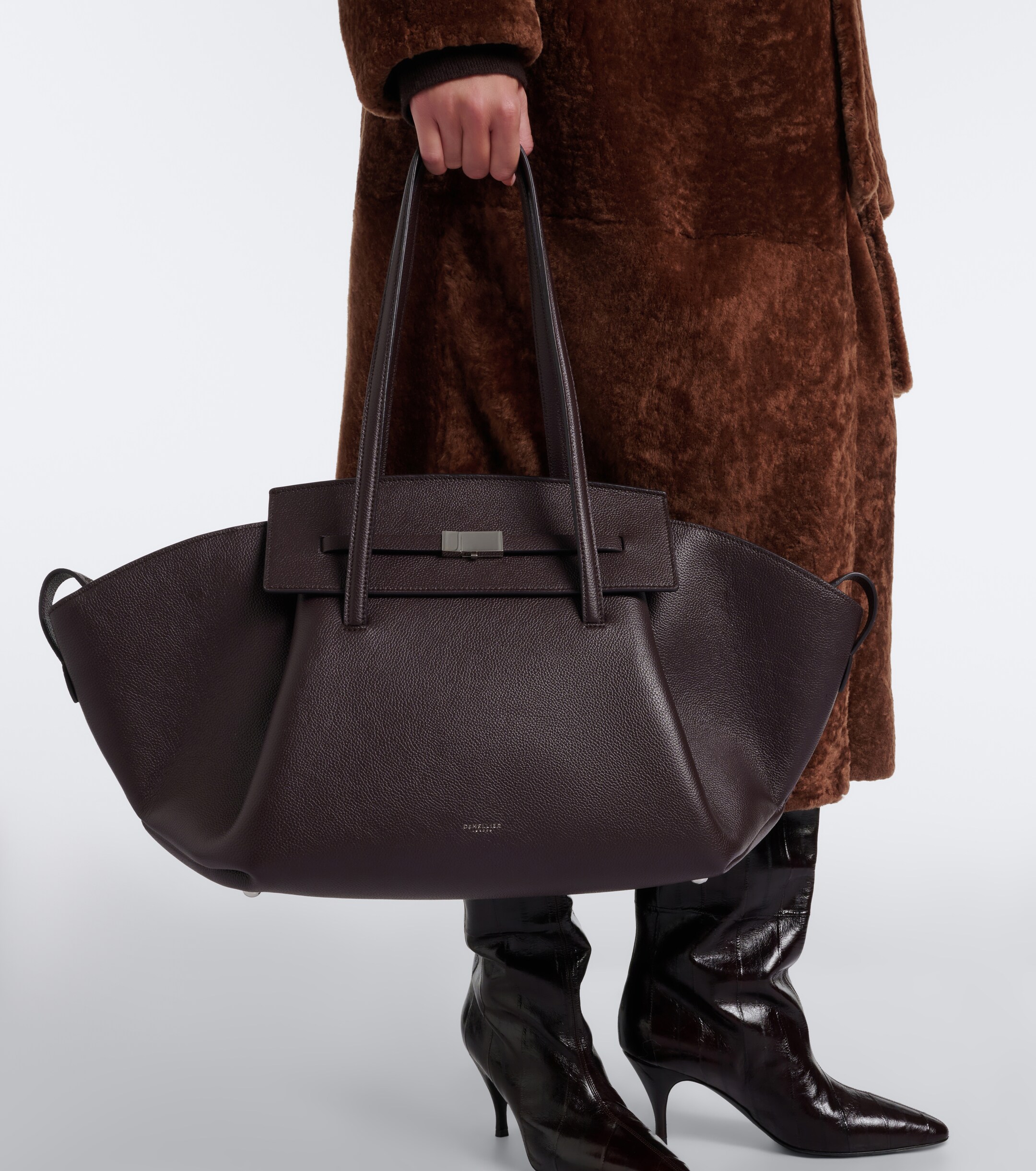 DeMellier DeMellier Brooklyn Large leather shoulder bag