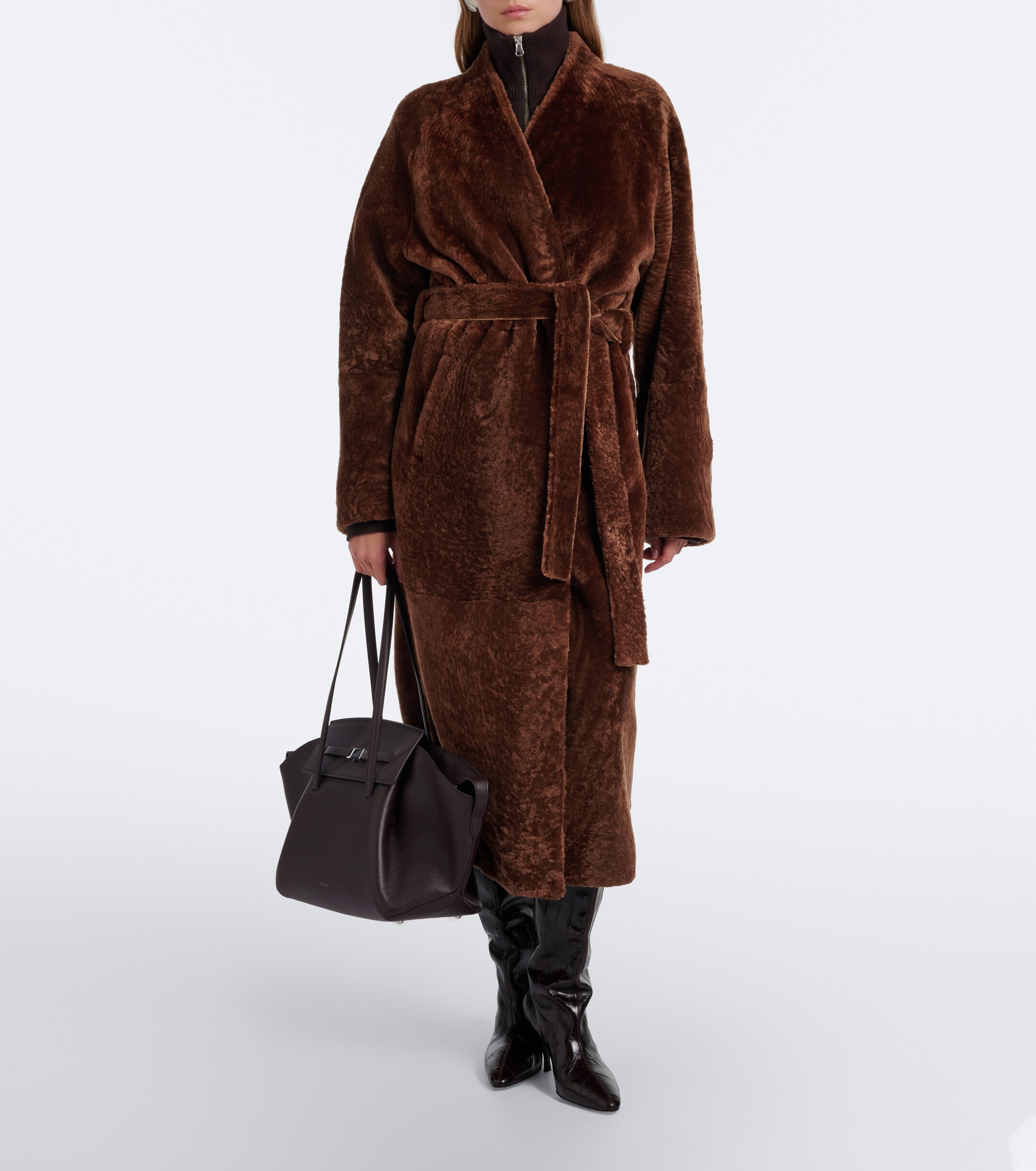 DeMellier DeMellier Brooklyn Large leather shoulder bag