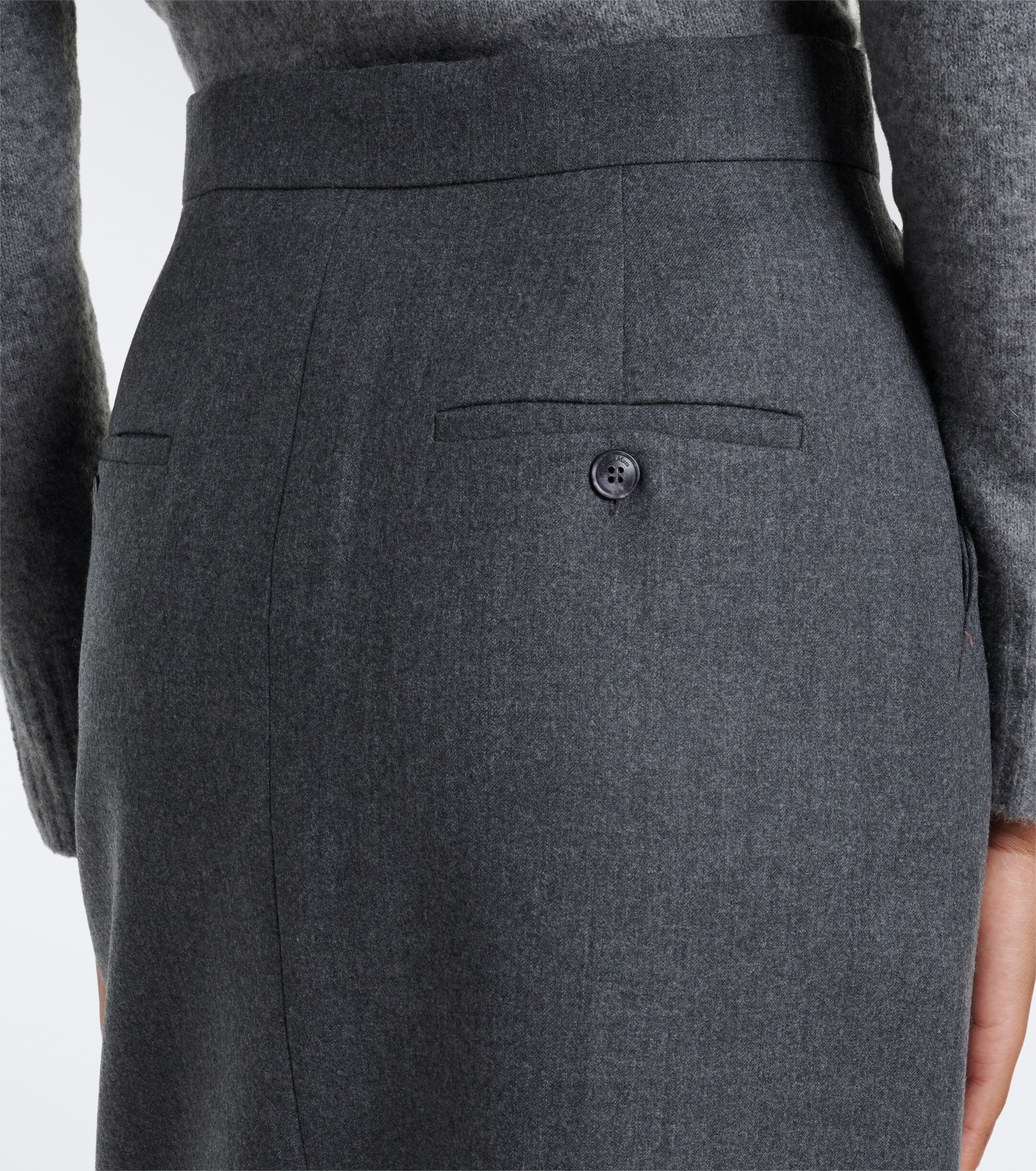 Max Mara Max Mara Wool-blend pencil skirt