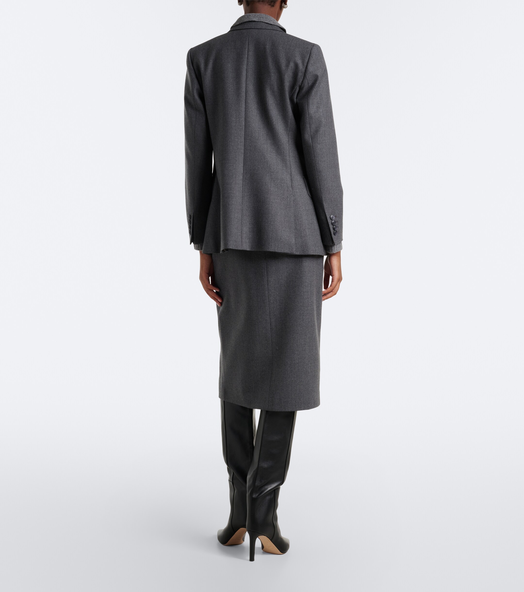 Max Mara Max Mara Wool-blend pencil skirt