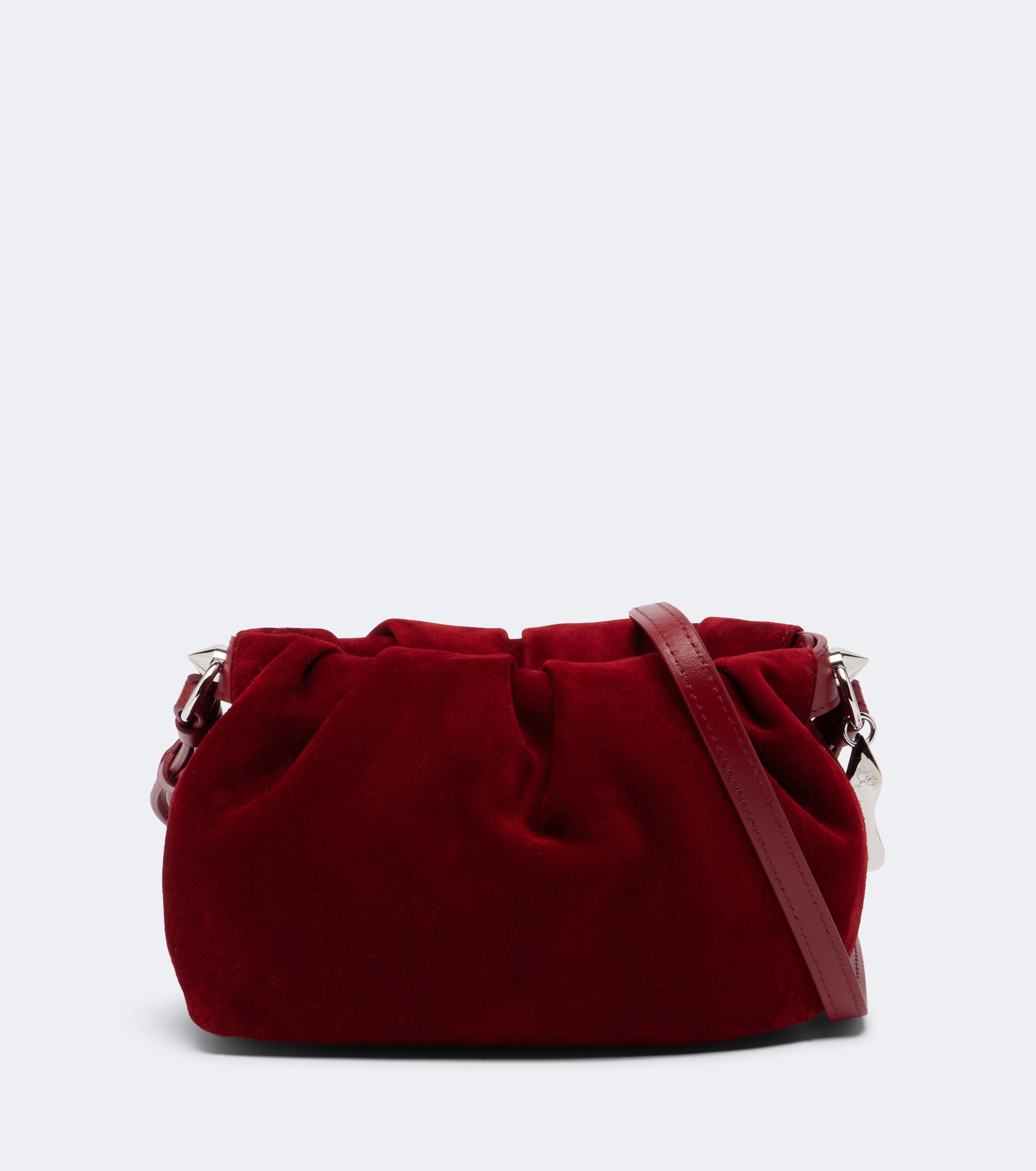 CHRISTIAN LOUBOUTIN Eva Mini suede crossbody bag