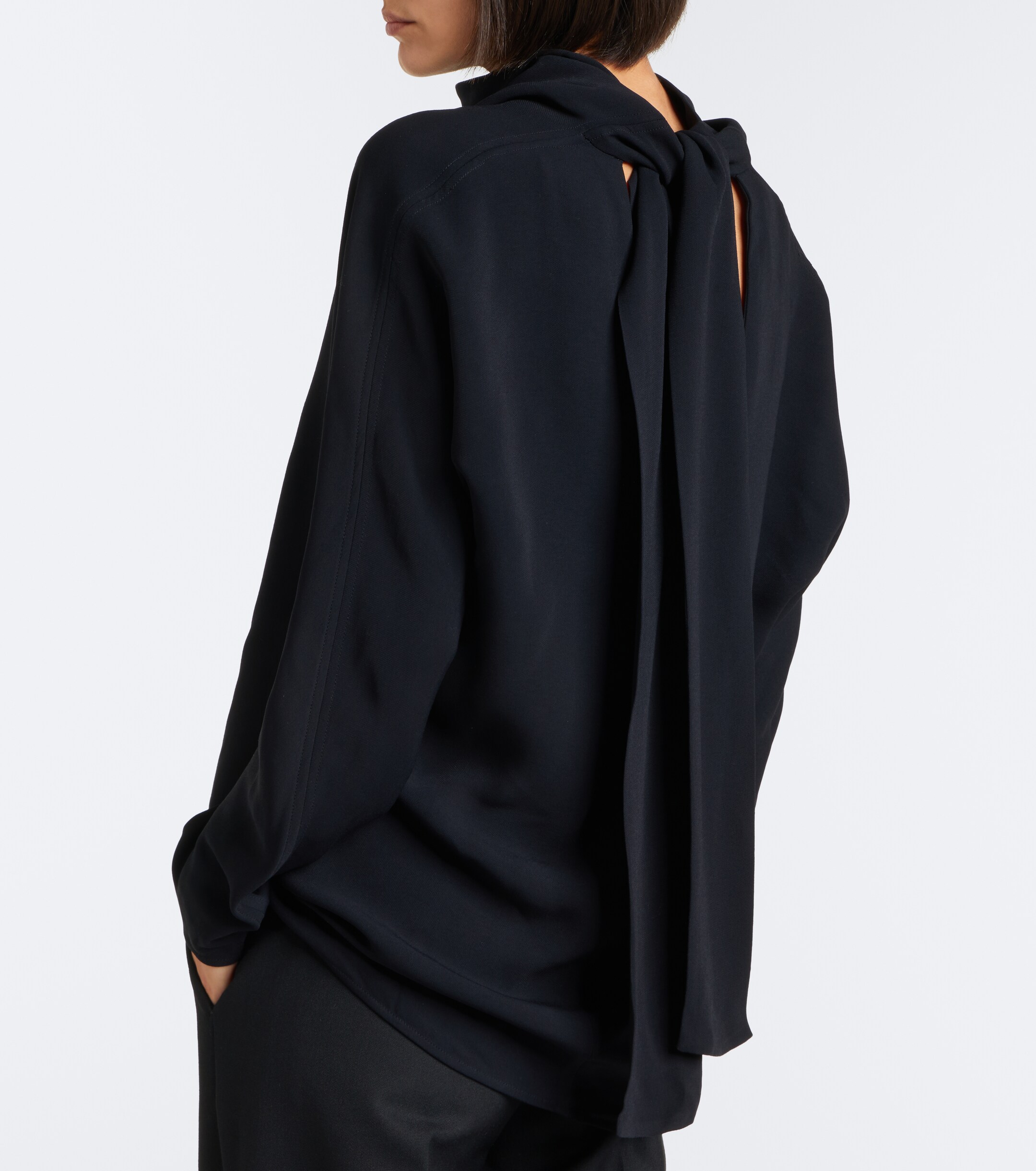 TOTEME Toteme Tie-neck satin blouse