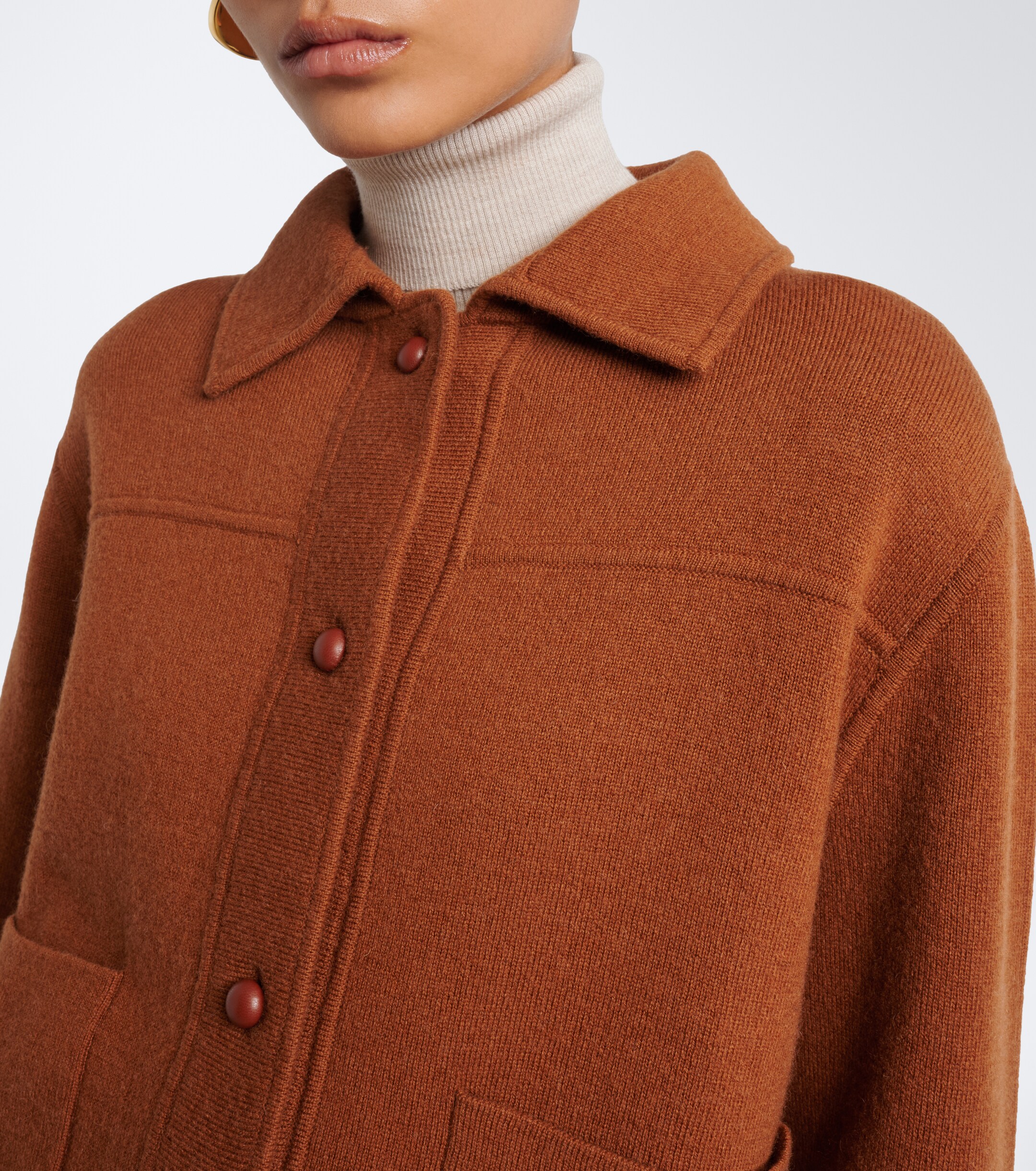 Jardin des Orangers Jardin des Orangers Fringed wool and cashmere jacket