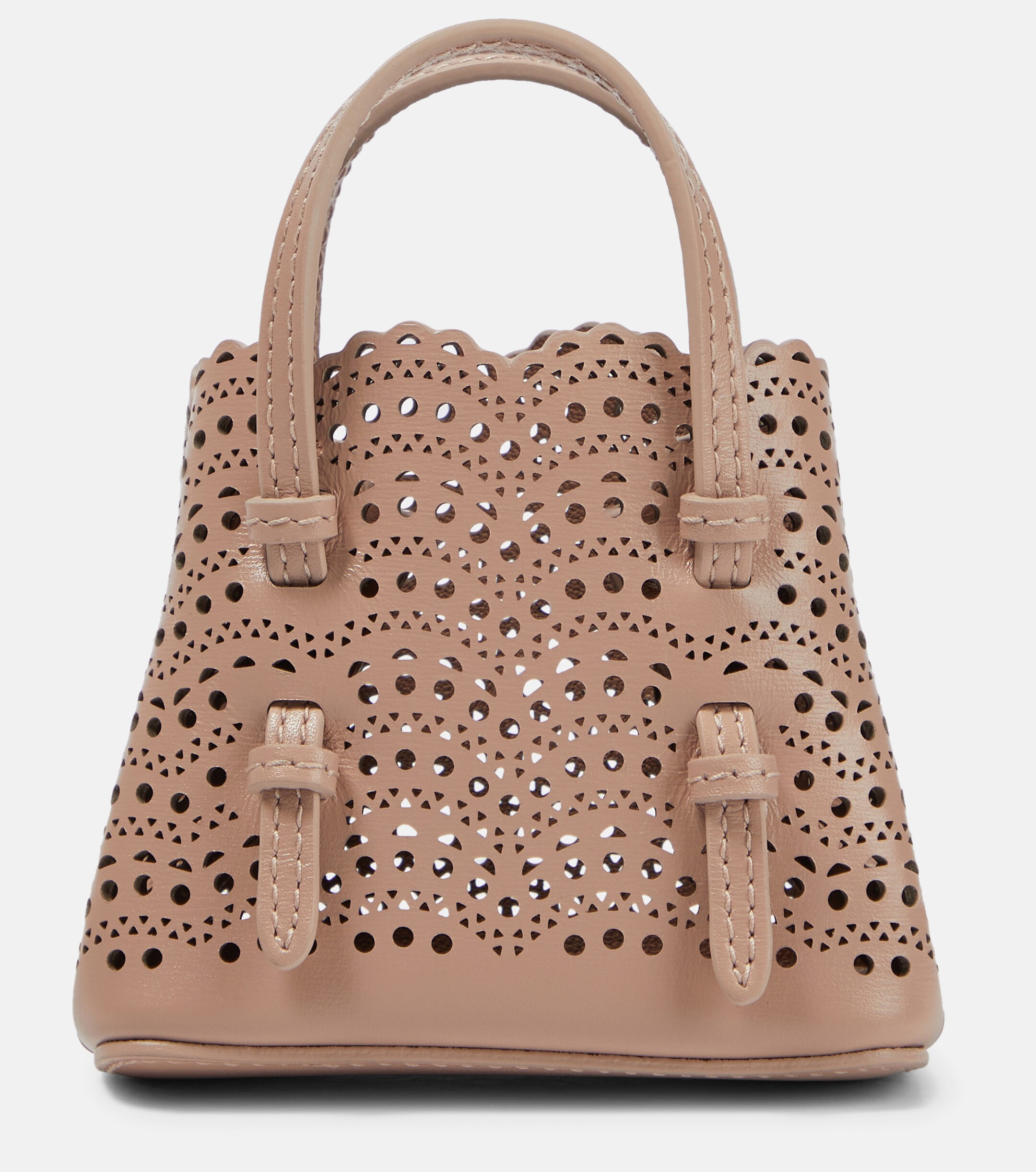 Alaïa Le Mina Mini leather crossbody bag