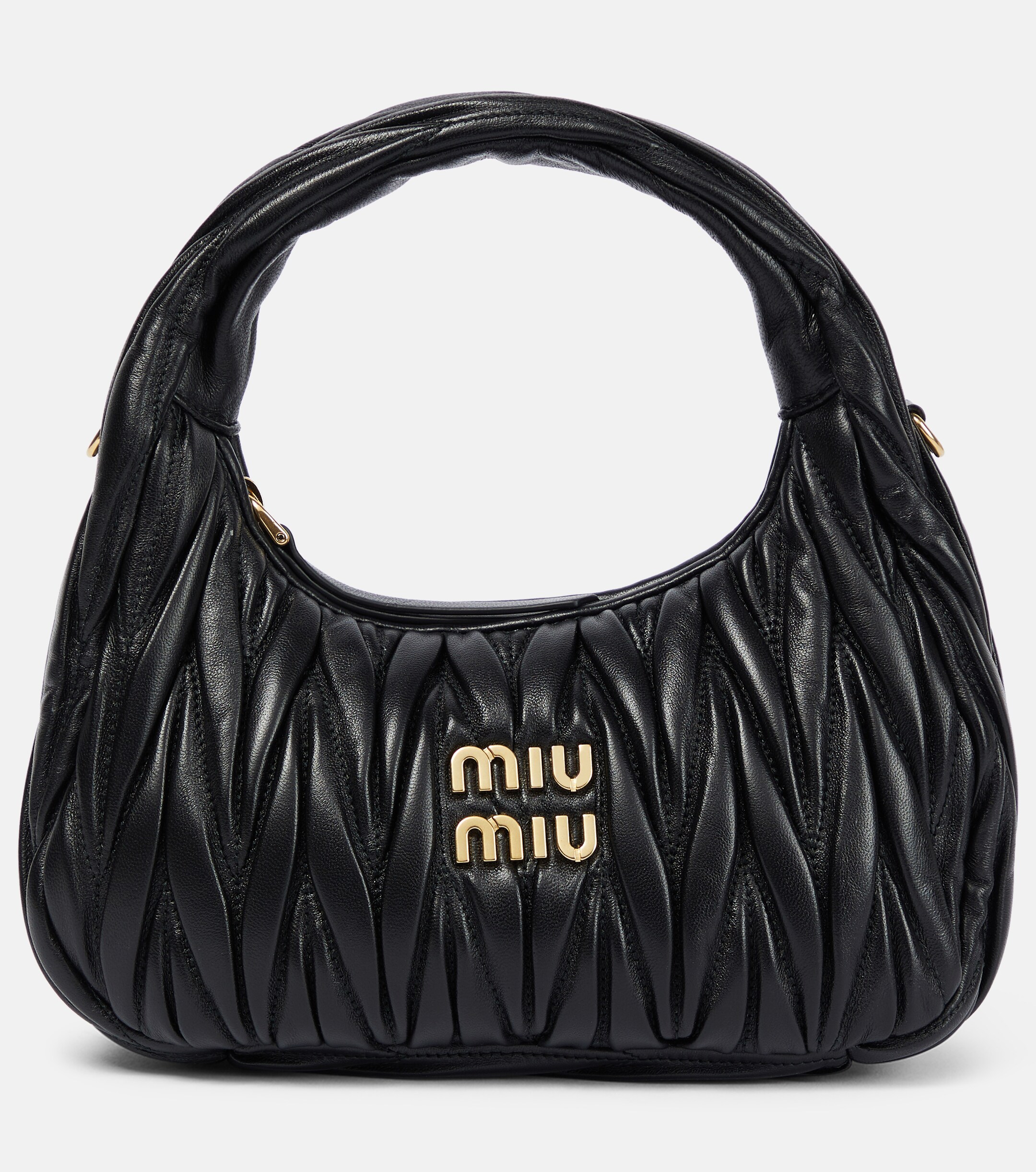 Miu Miu Miu Wander matelassé leather shoulder bag