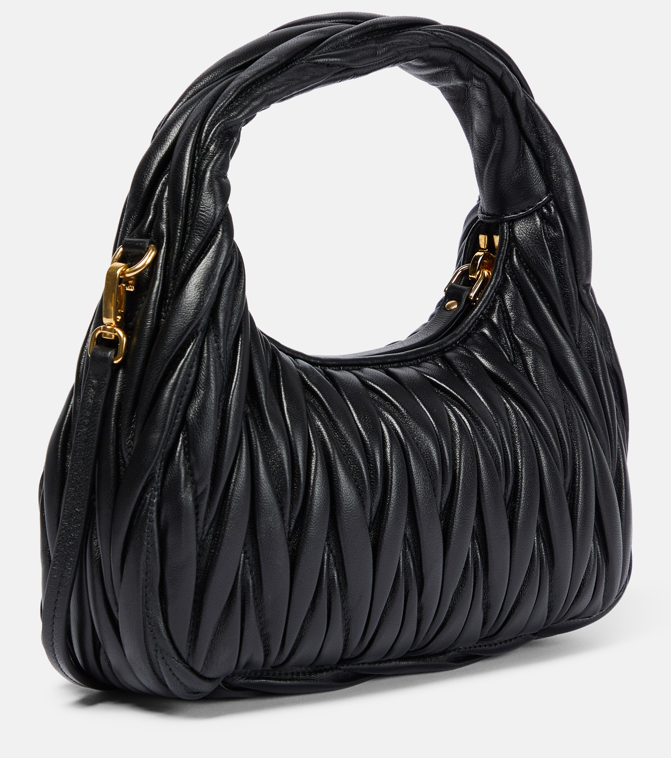 Miu Miu Miu Wander matelassé leather shoulder bag