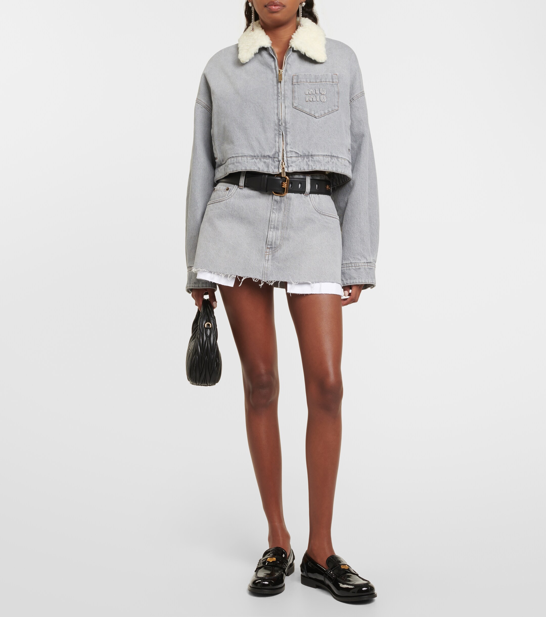 Miu Miu Miu Wander matelassé leather shoulder bag