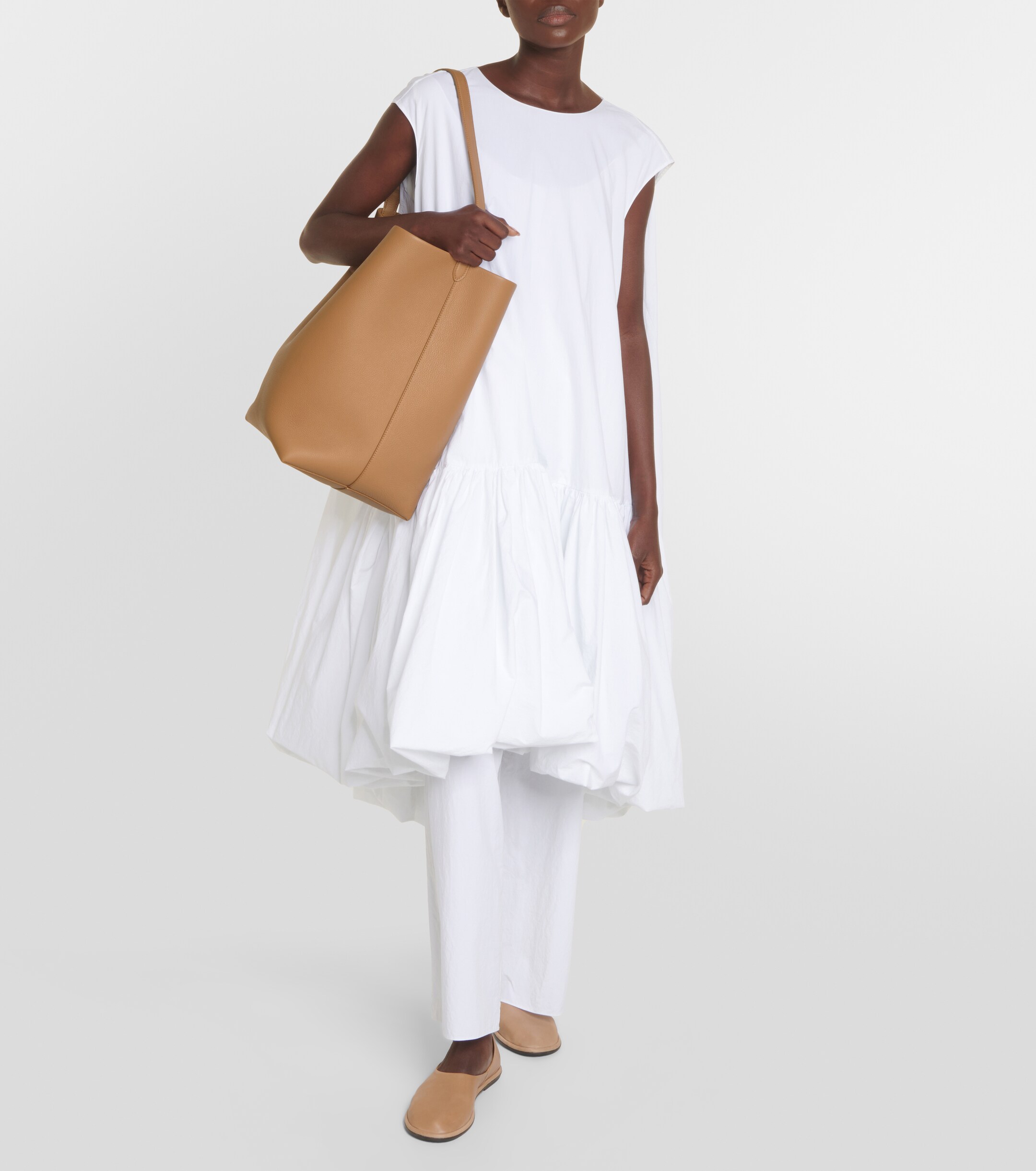The Row N/S Park Large leather tote bag