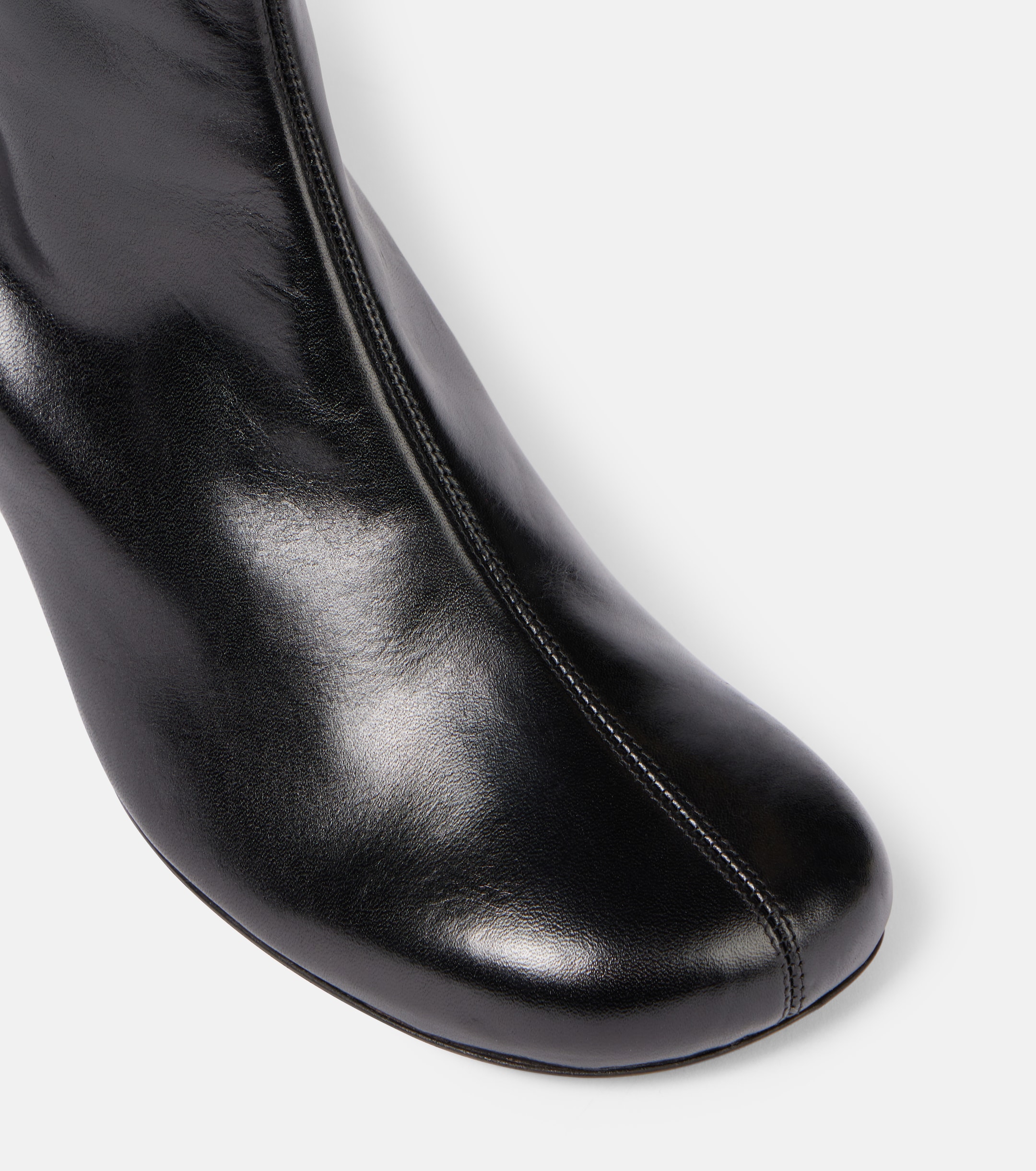 Lemaire Anatomic 55 leather ankle boots