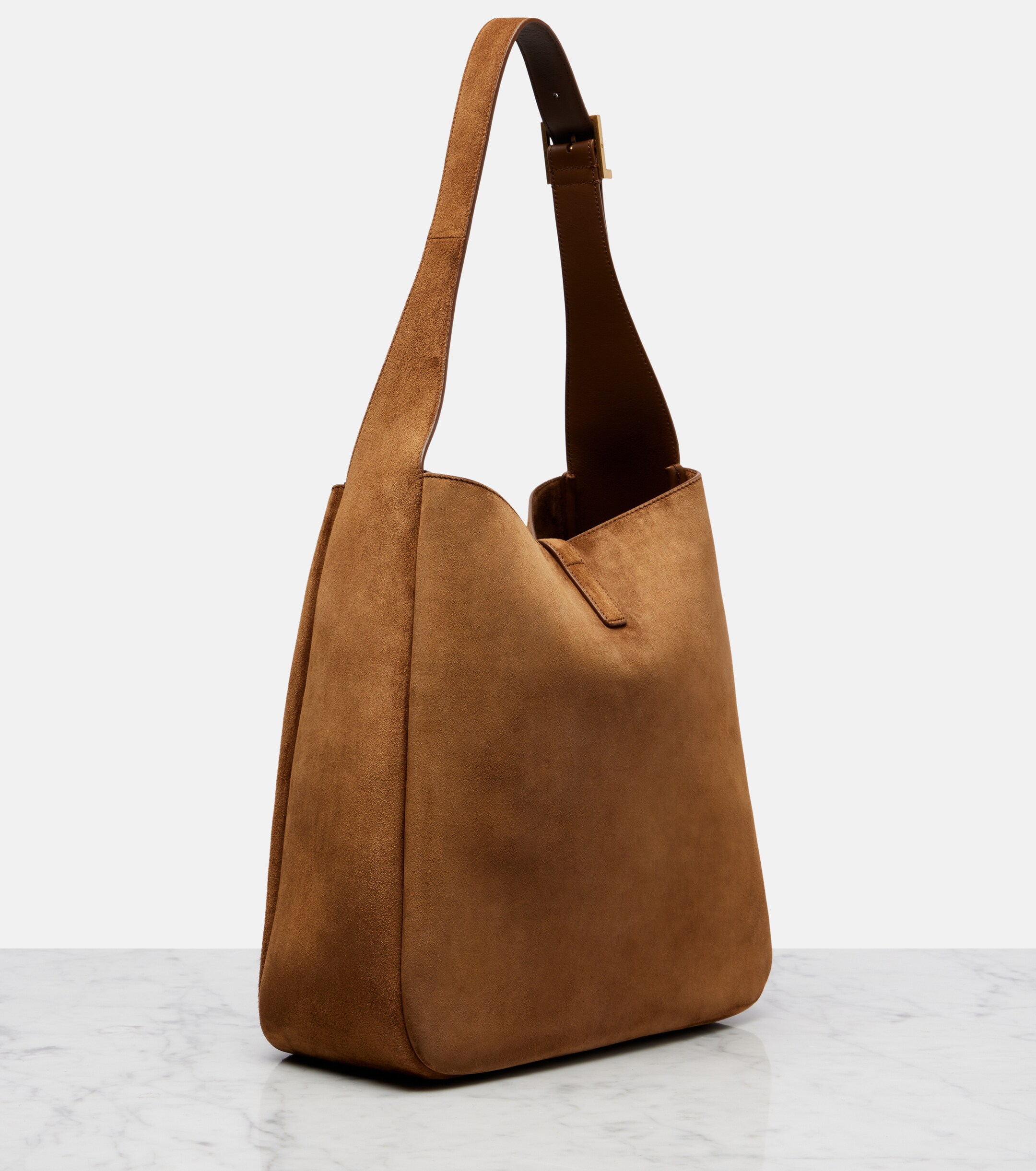 Saint Laurent Le 5 à 7 Supple Large suede shoulder bag
