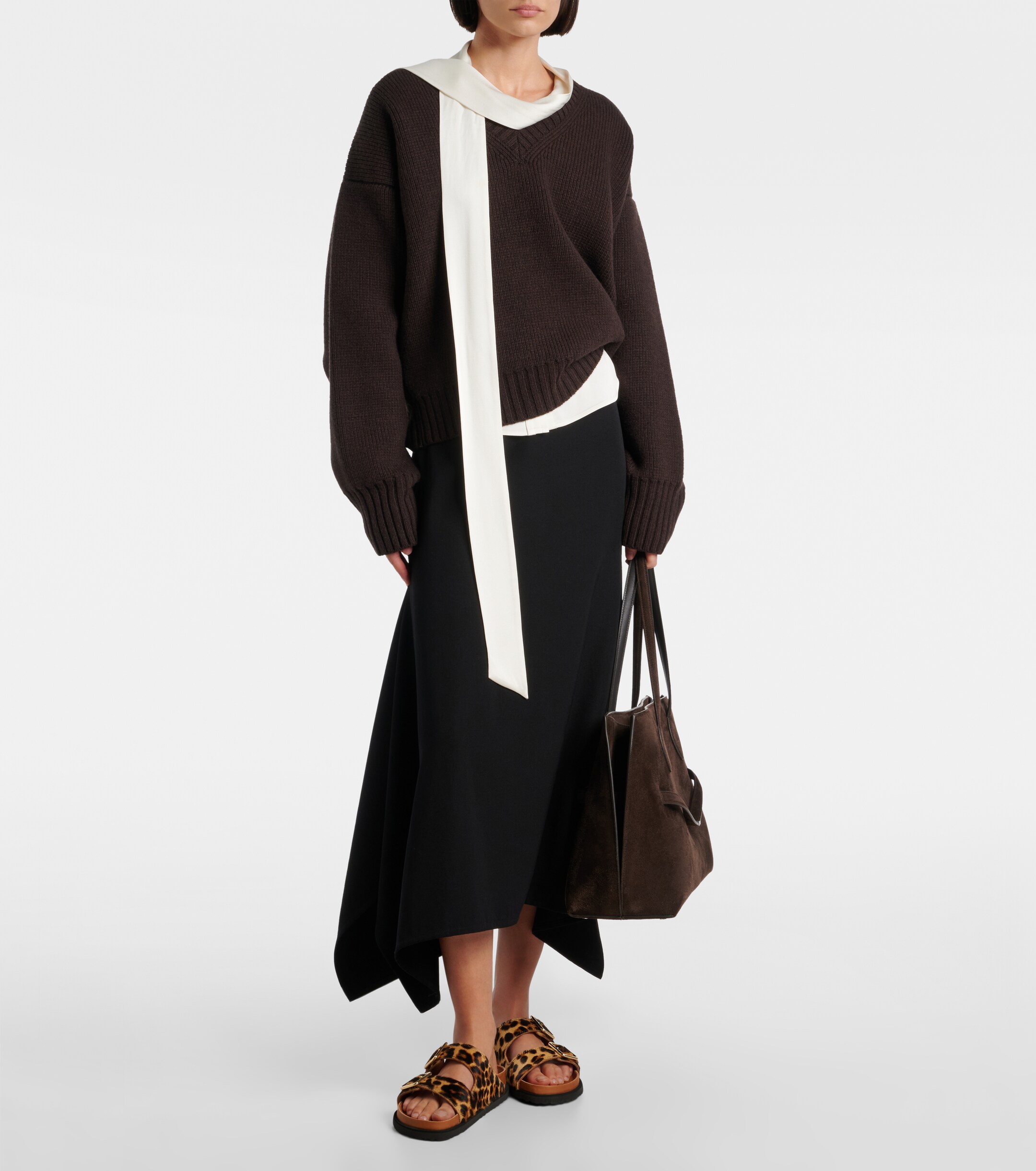 Birkenstock 1774 Arizona leopard-print calf hair slides