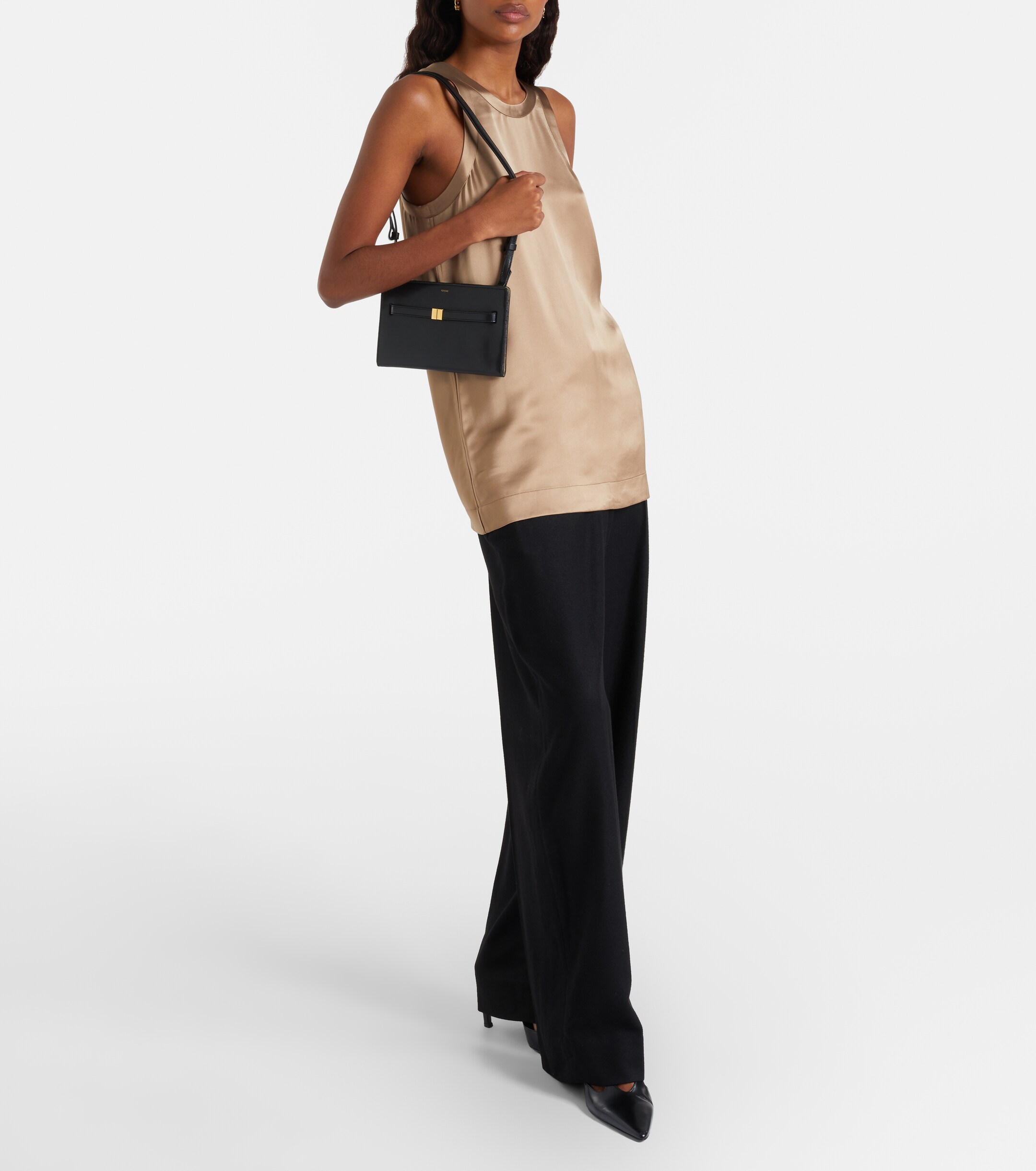 TOTEME Small leather crossbody bag