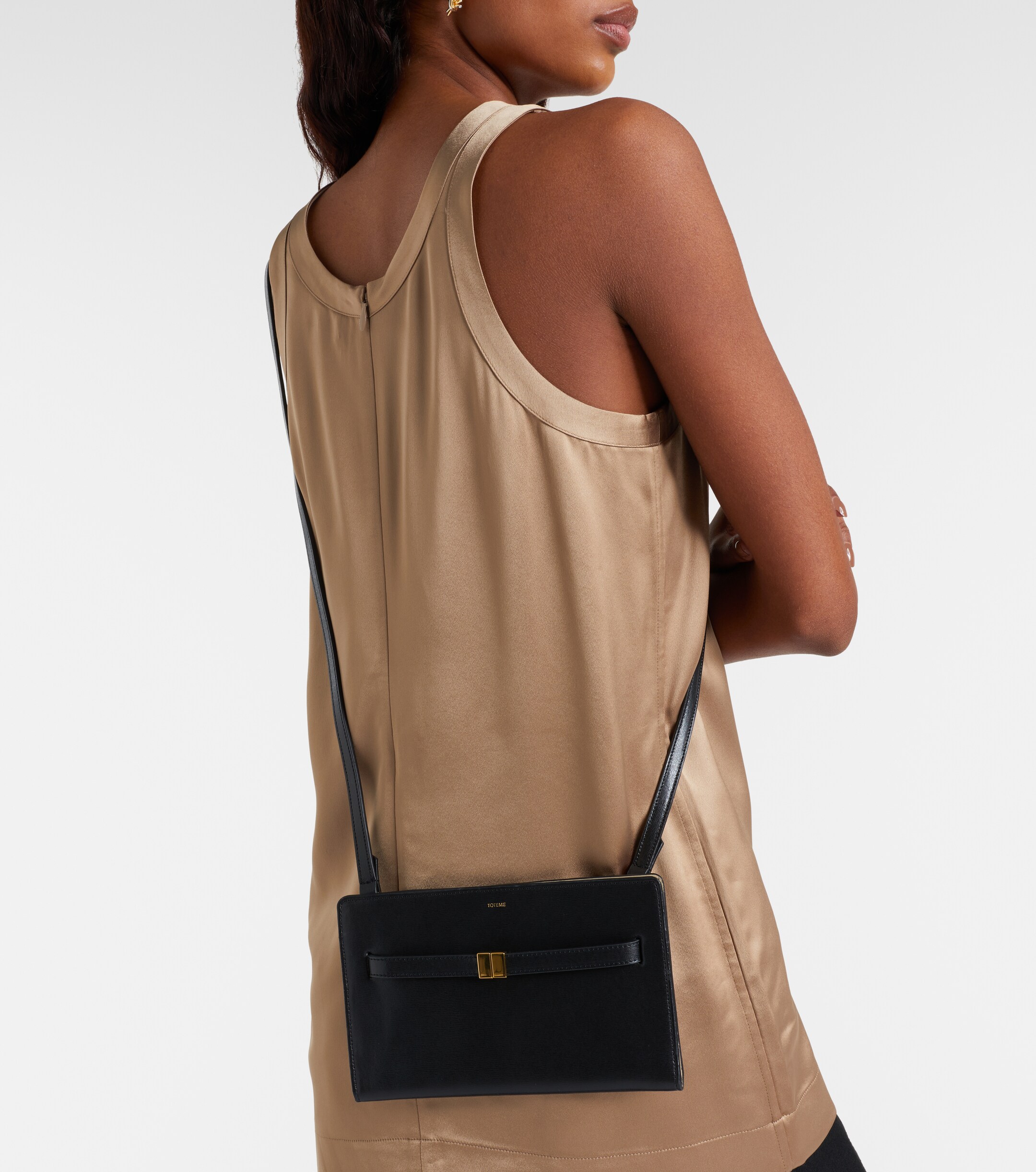 TOTEME Small leather crossbody bag