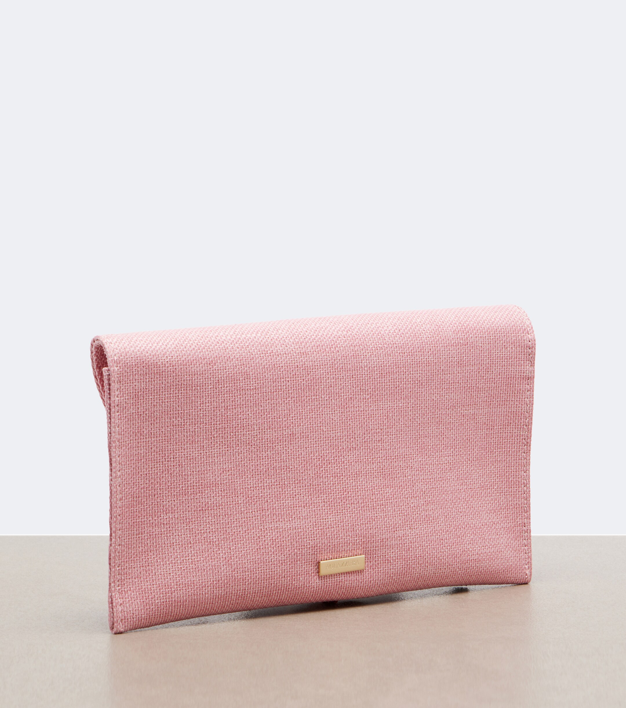 AQUAZZURA Botanica appliqué raffia clutch