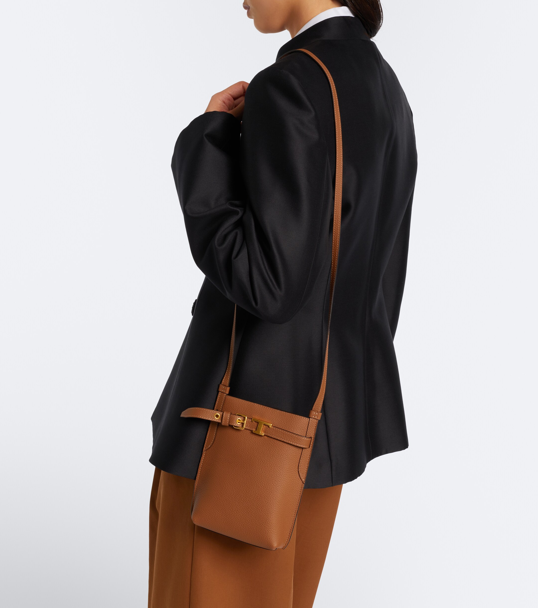 Tod's T Timeless leather phone pouch