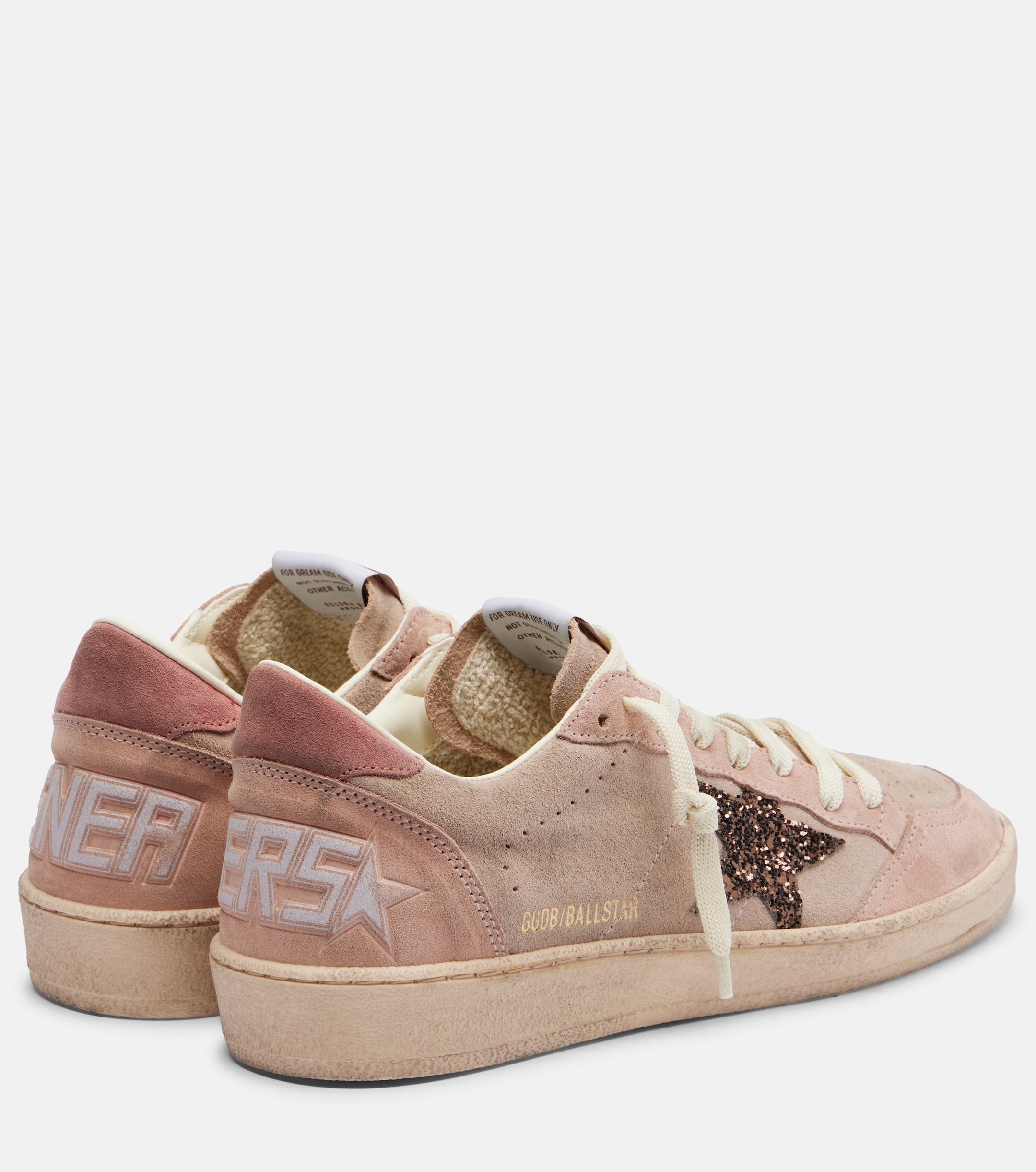 Golden Goose Golden Goose Ball Star glitter suede sneakers