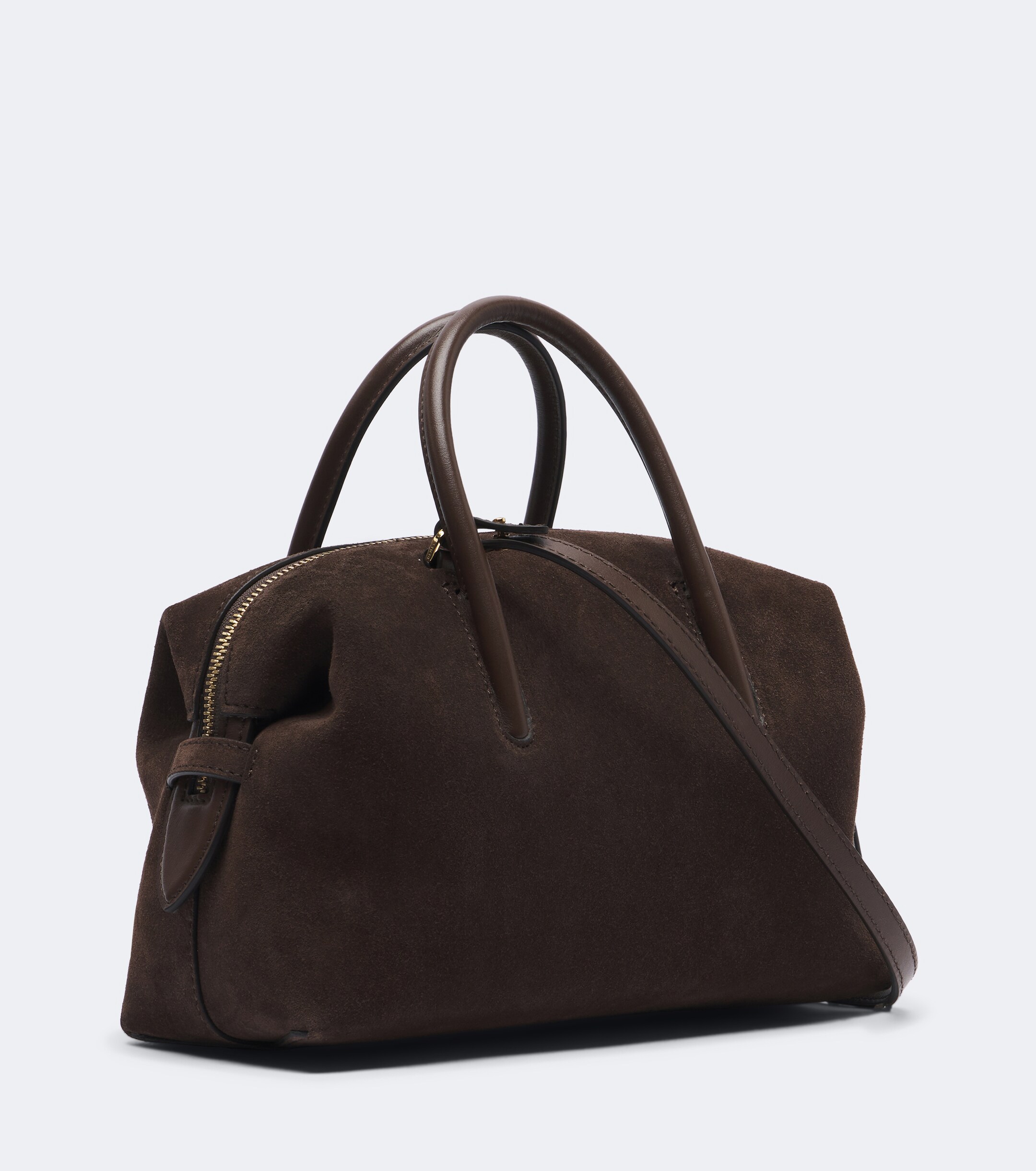 DeMellier DeMellier Stockholm Small suede top-handle bag