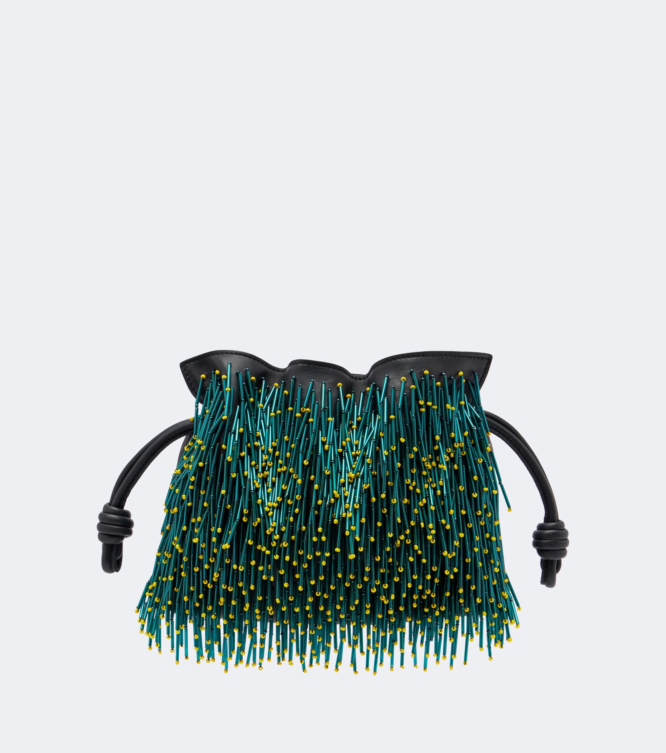 Loewe Flamenco Mimosa Mini leather clutch