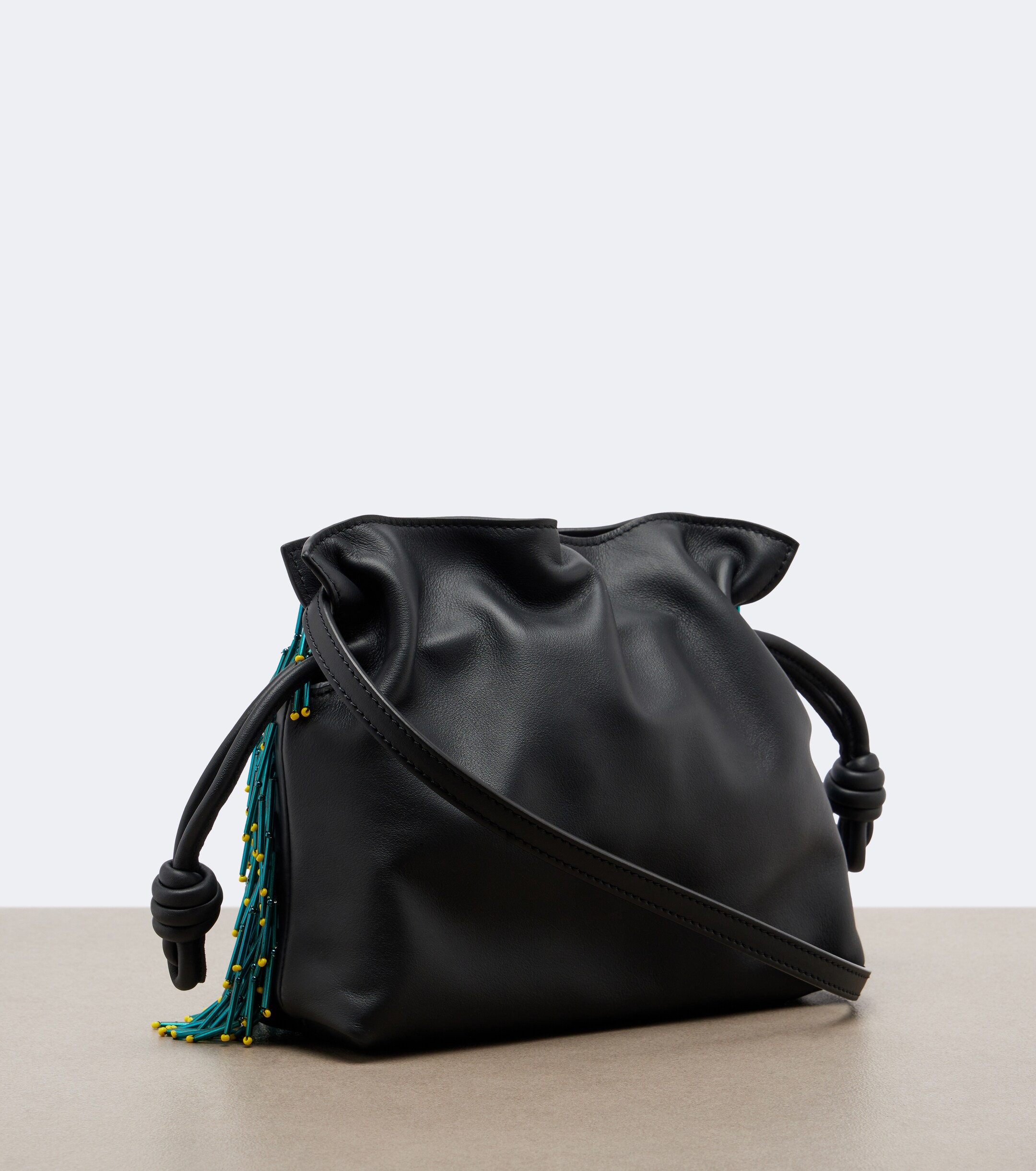 Loewe Flamenco Mimosa Mini leather clutch
