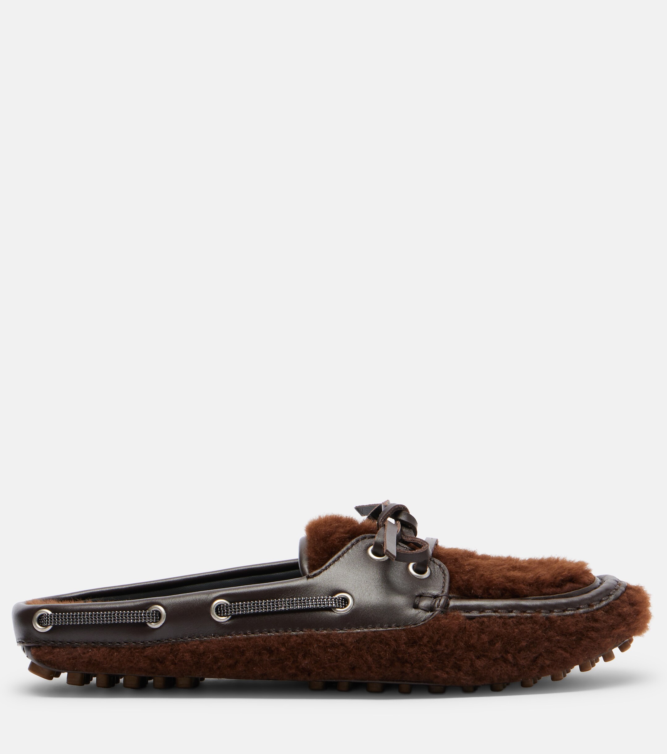 Brunello Cucinelli Brunello Cucinelli Monili shearling mules