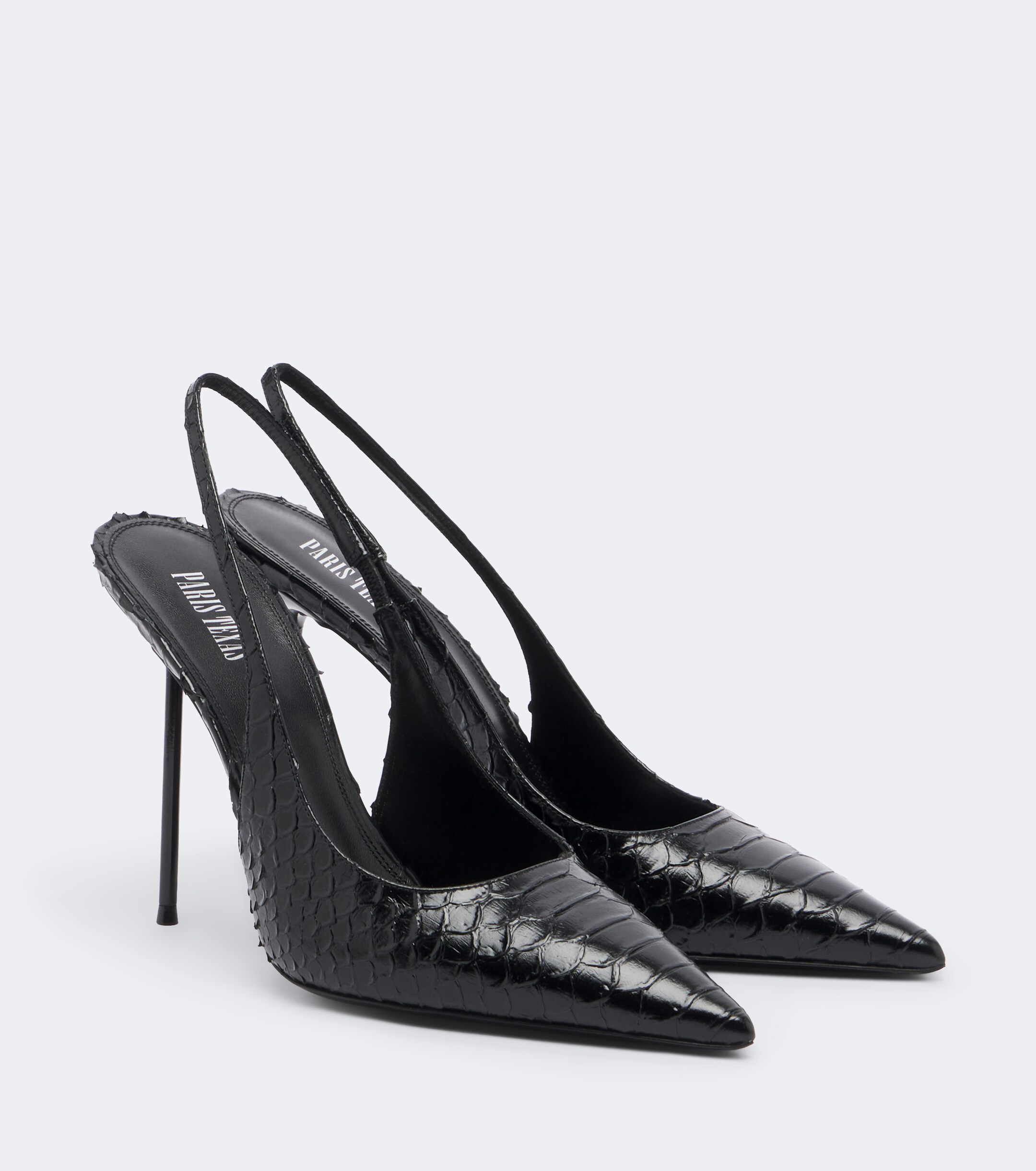 Paris Texas Paris Texas Lydia croc-effect leather slingback pumps