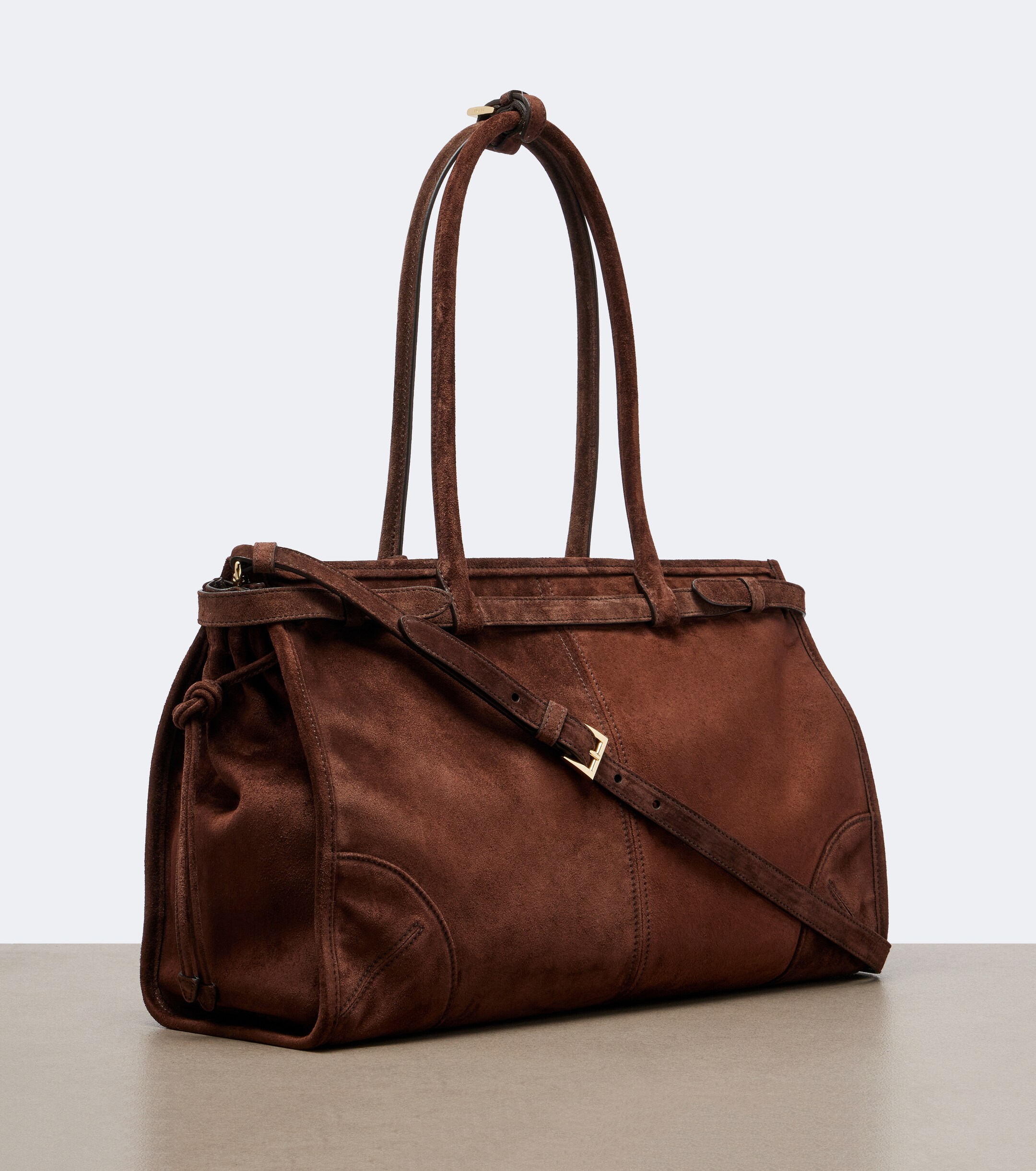 Prada Prada Bonnie Large suede tote bag