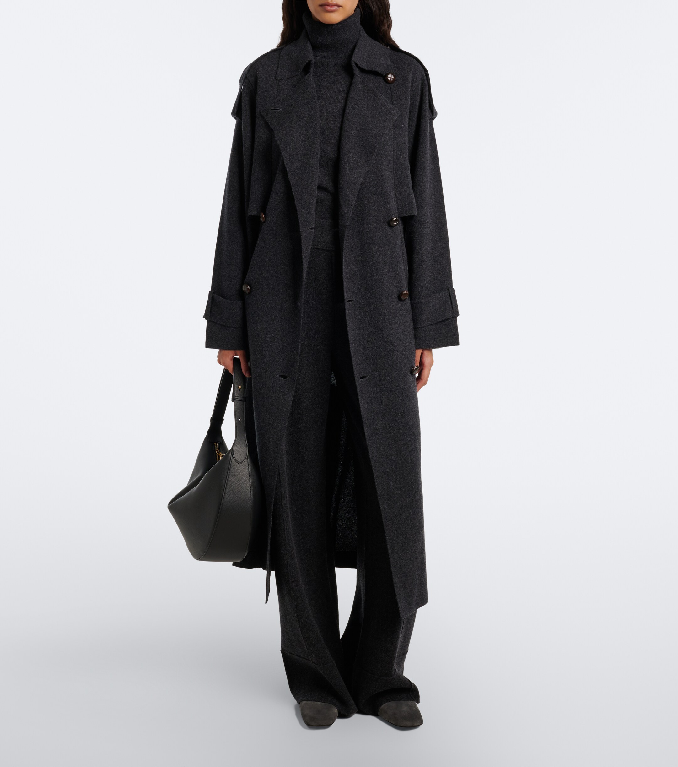 Jardin des Orangers Jardin des Orangers Belted double-breasted wool and cashmere coat