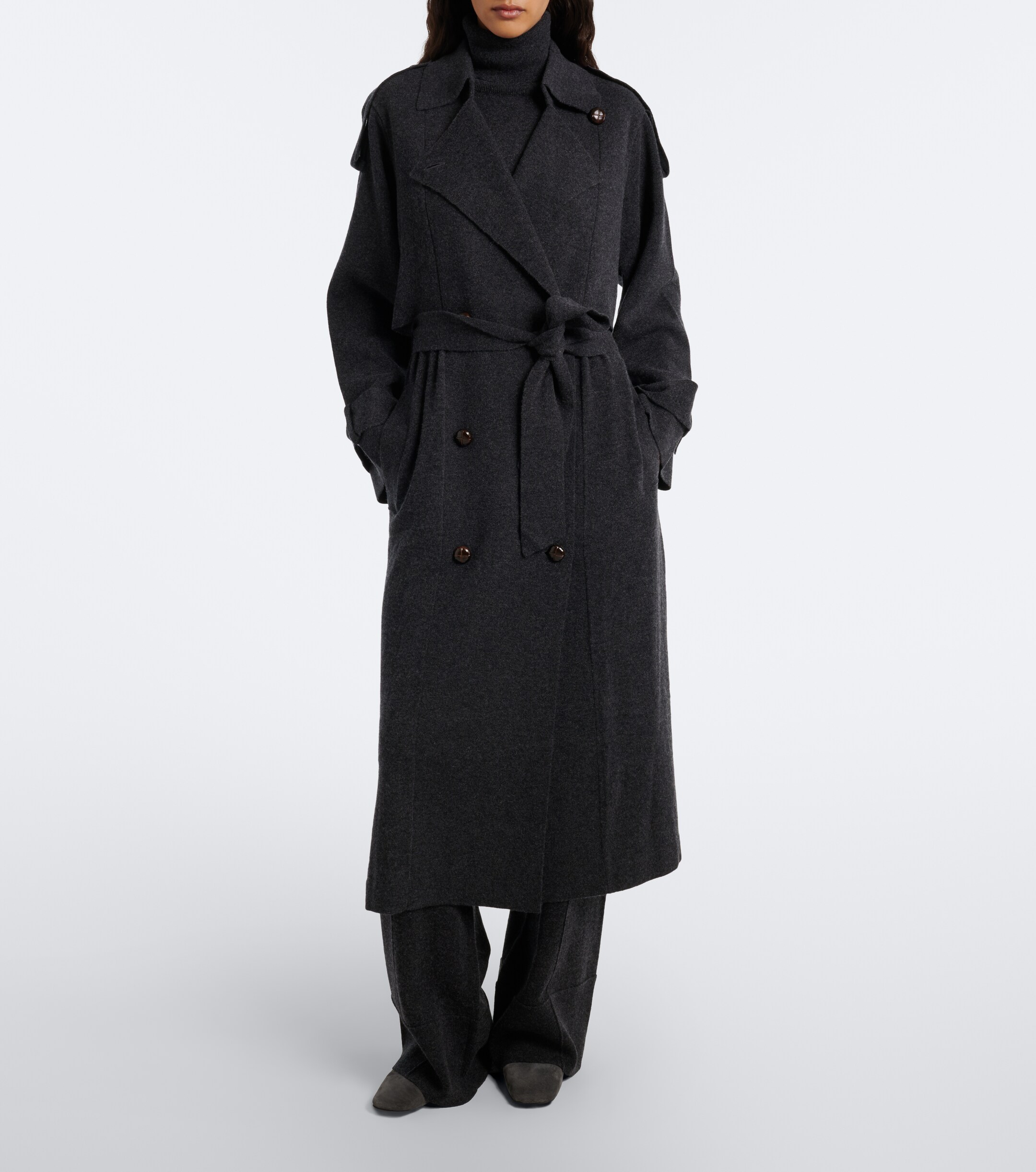 Jardin des Orangers Jardin des Orangers Belted double-breasted wool and cashmere coat
