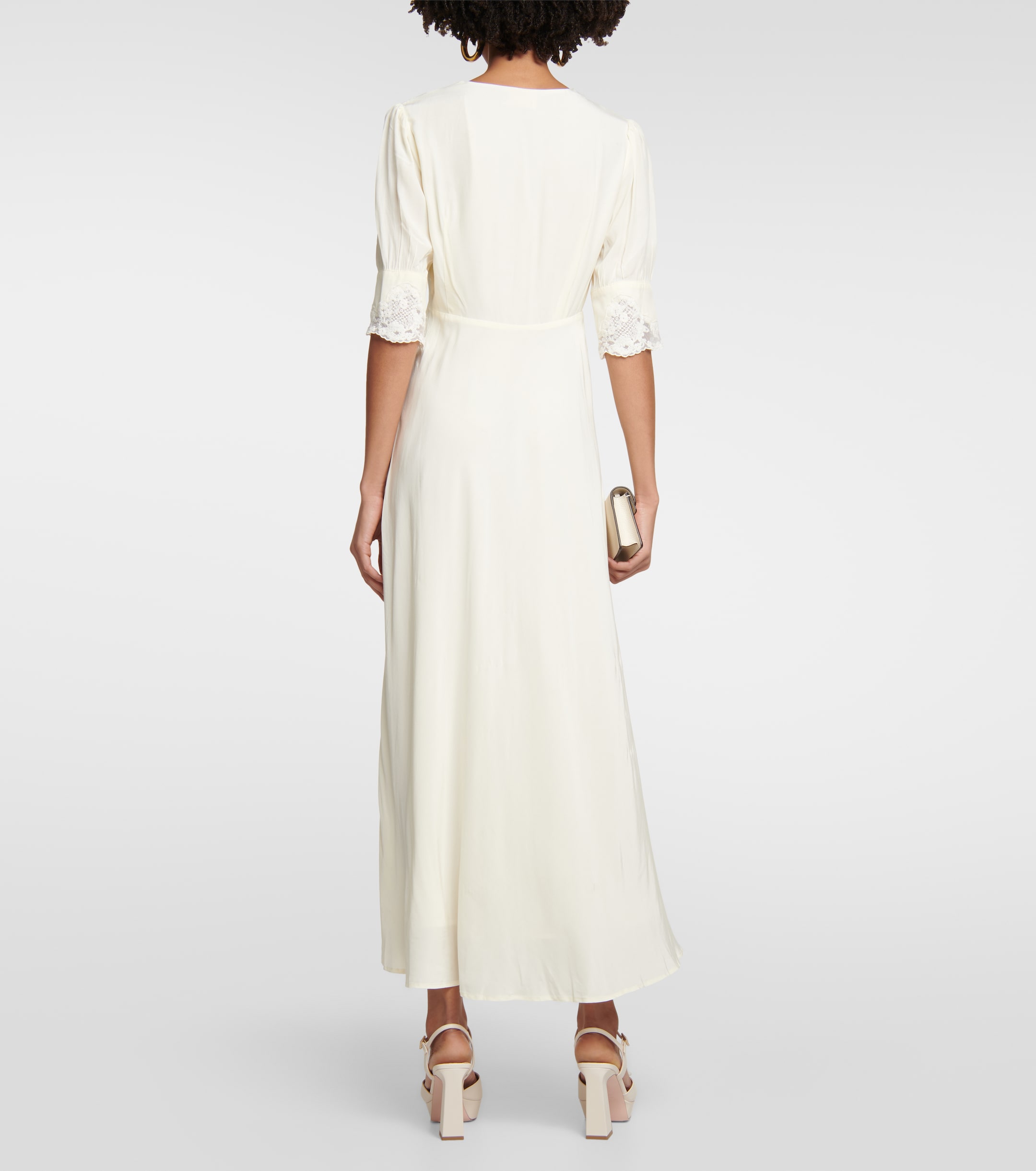RIXO Bridal Simone embroidered maxi dress