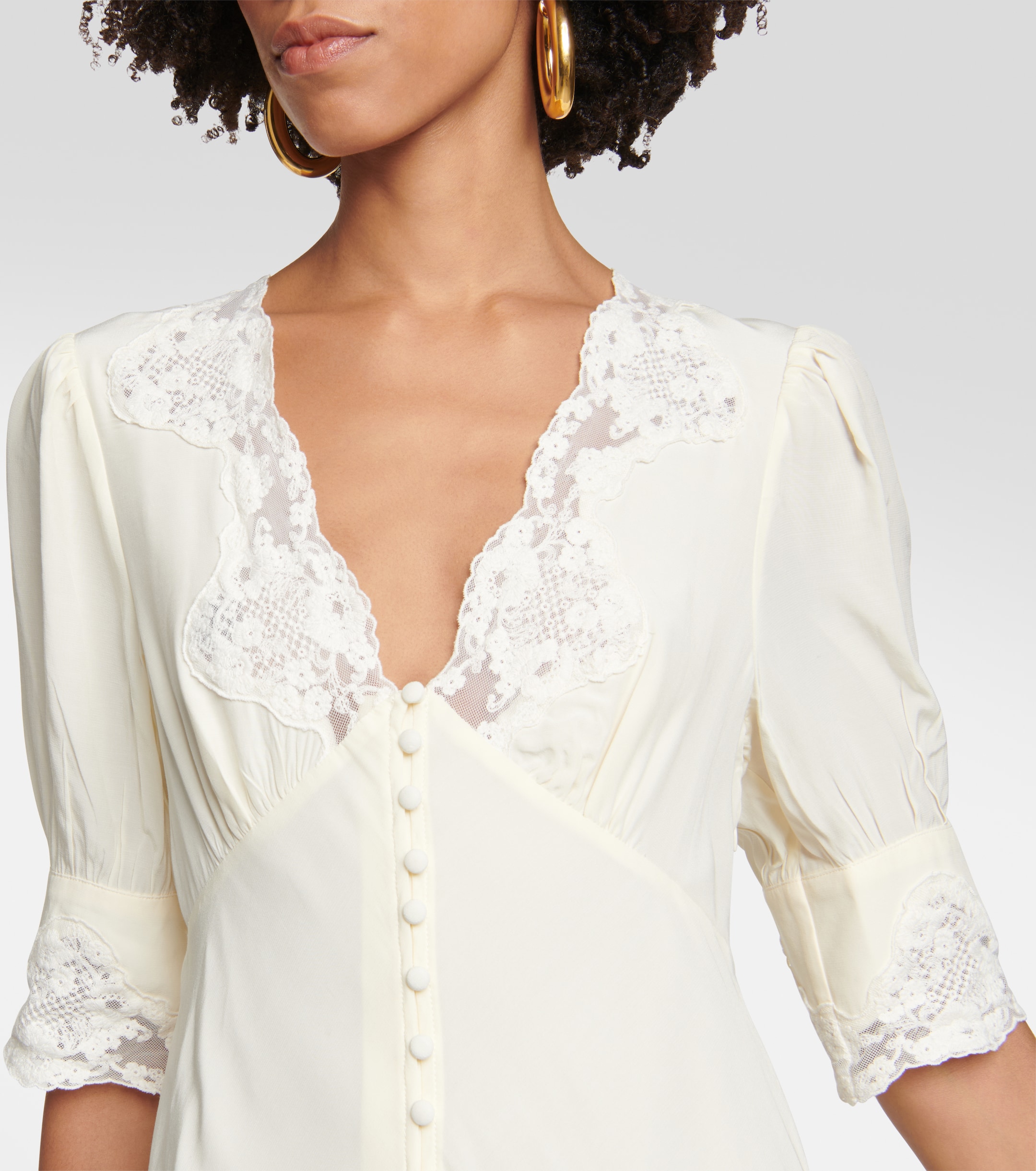 RIXO Bridal Simone embroidered maxi dress