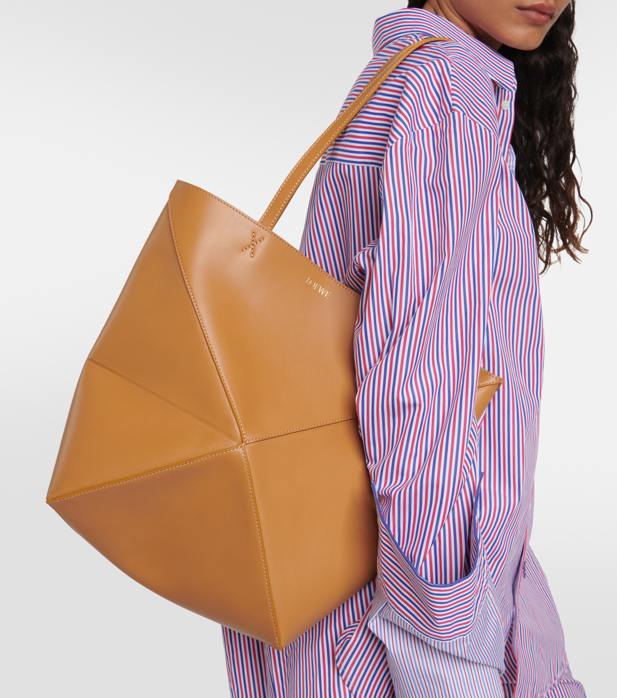 Loewe Puzzle Fold Medium leather tote bag