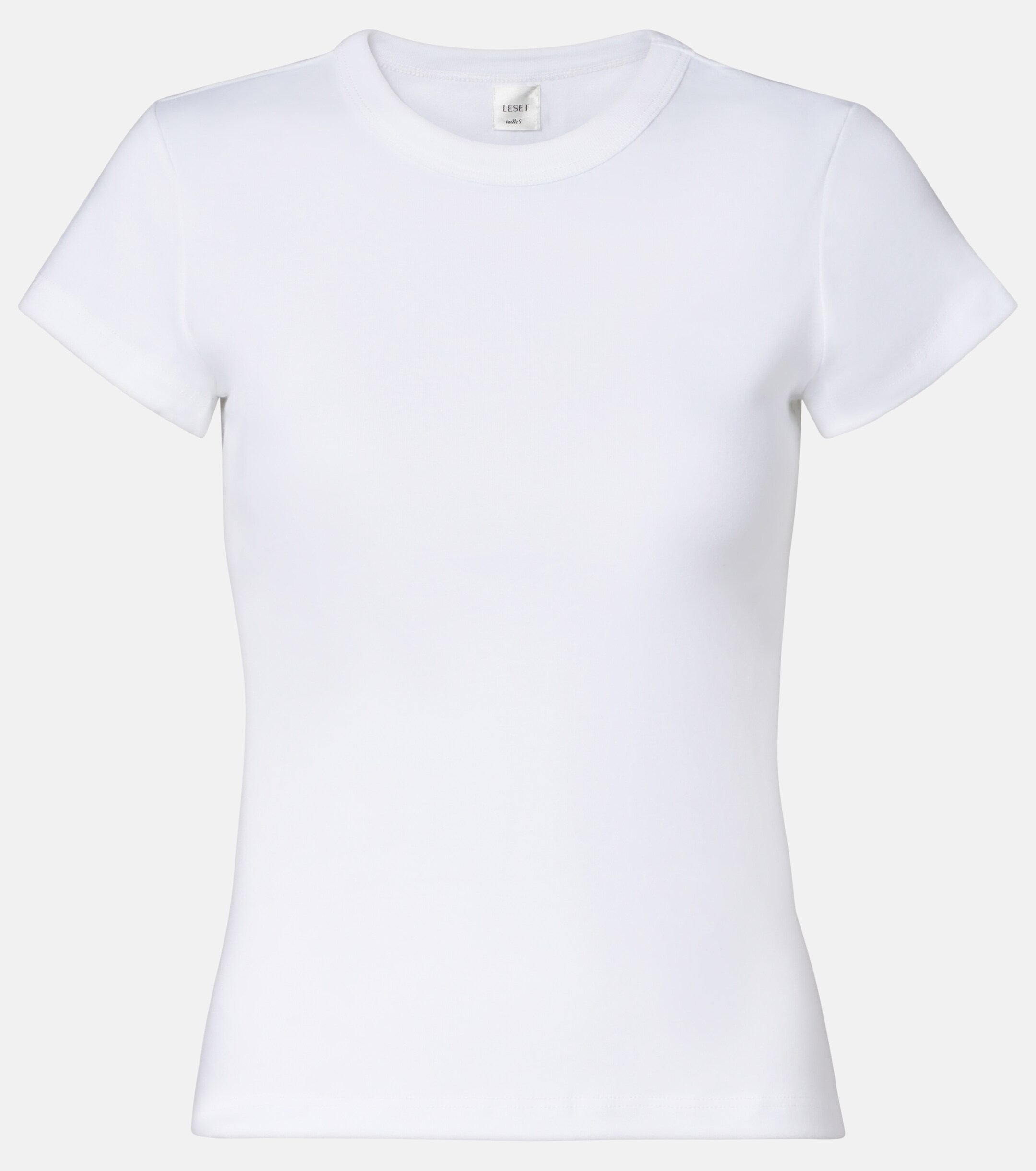 LESET Nando ribbed-knit cotton T-shirt thumbnail