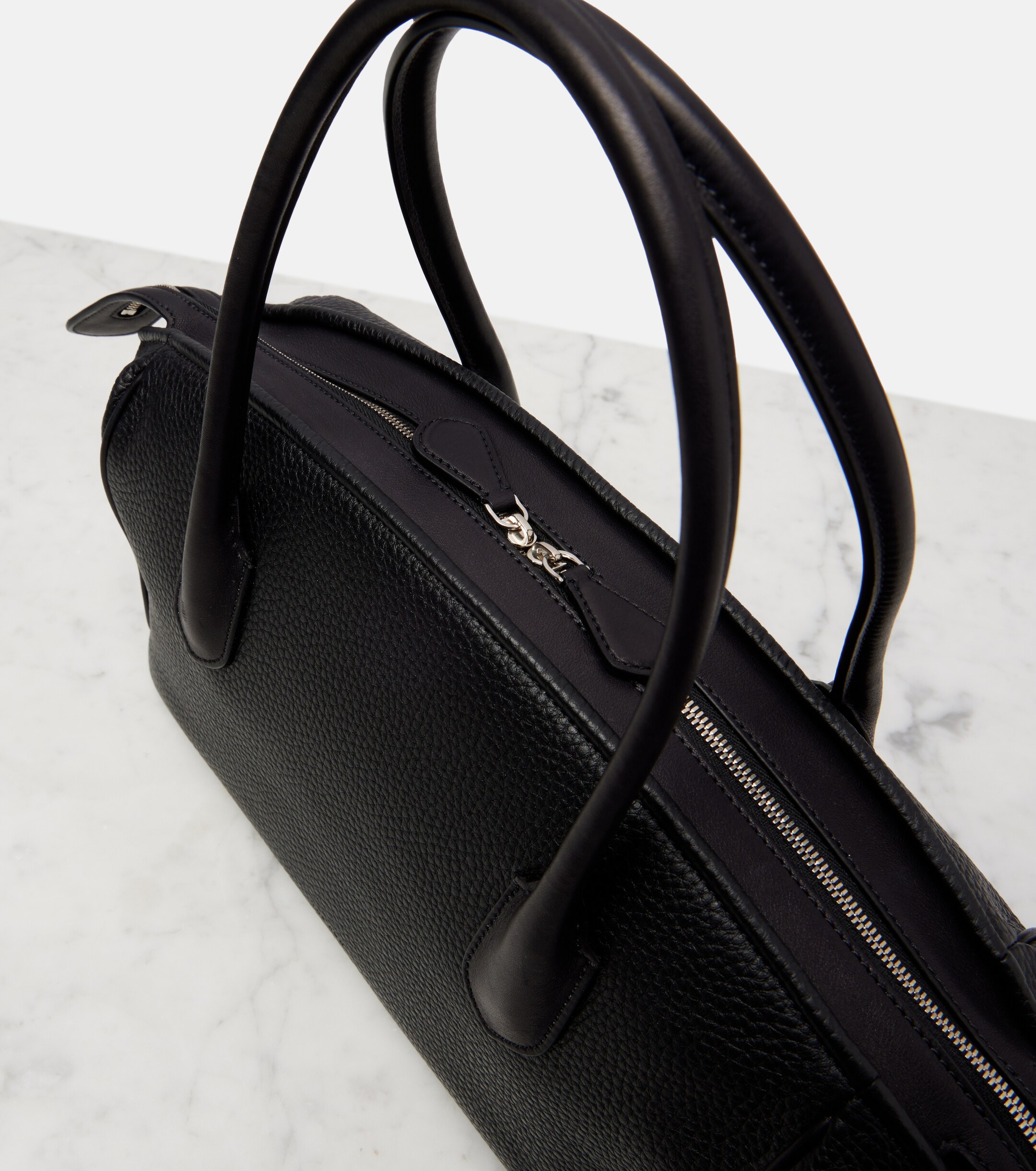 The Row E/W India Large leather tote bag