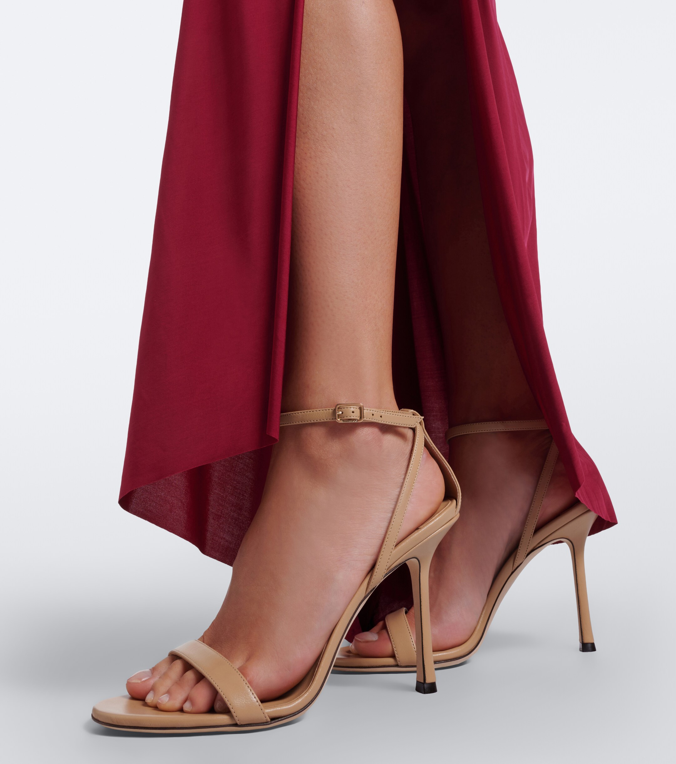 JIMMY CHOO Jimmy Choo Moza leather sandals