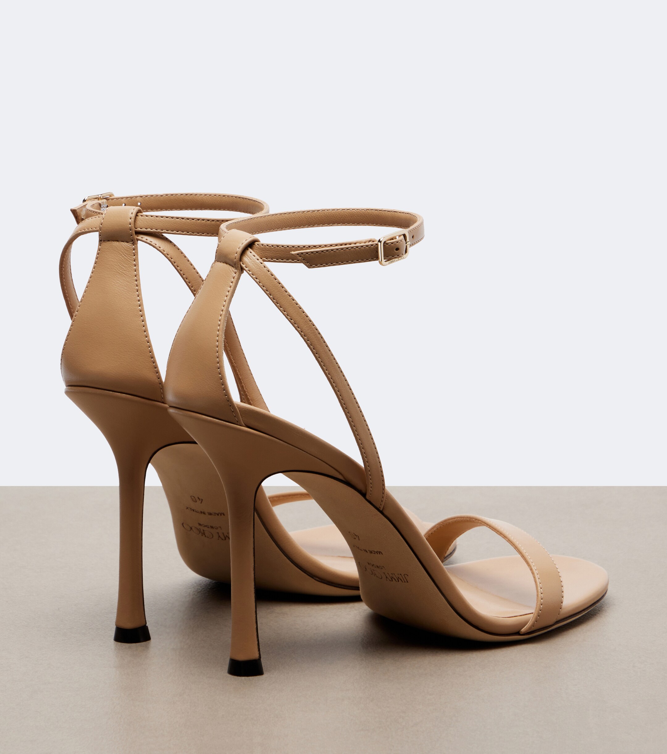 JIMMY CHOO Jimmy Choo Moza leather sandals