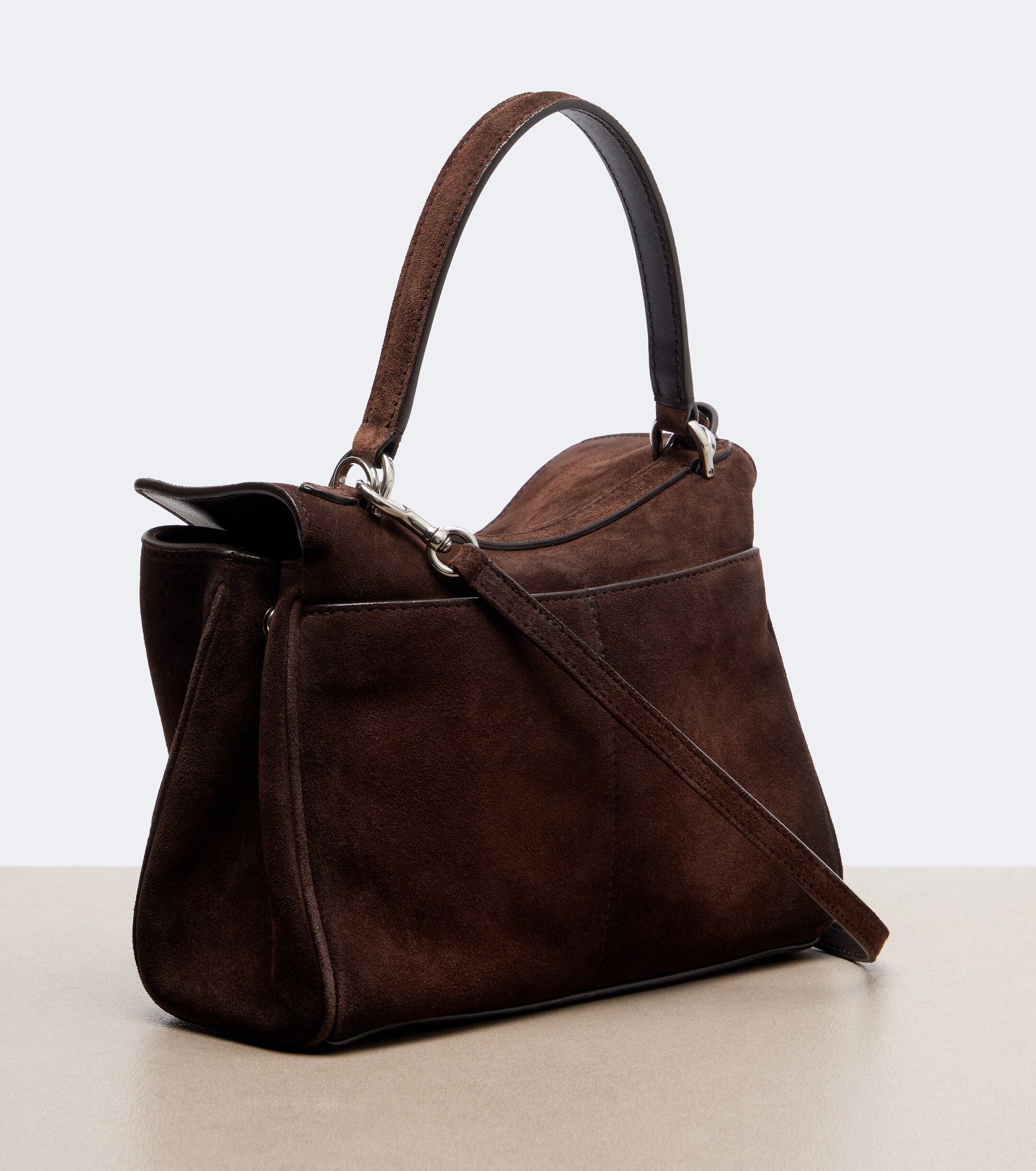 Balenciaga Rodeo Mini suede top-handle bag